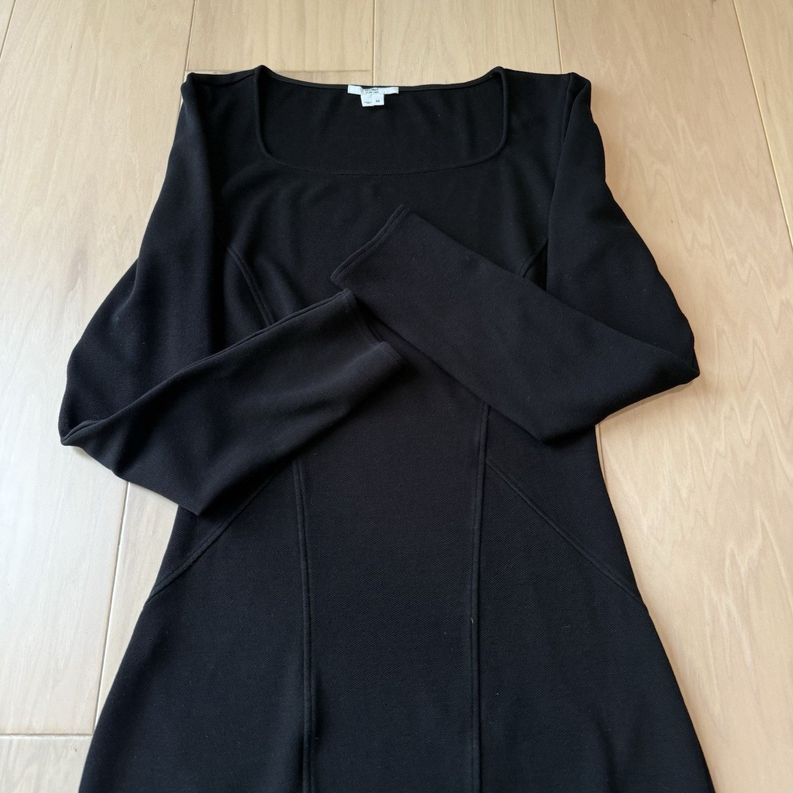 Helmut Lang Helmut Lang Gala Piped Cutout Knit Dress Women's M Black Size M / US 6-8 / IT 42-44 - 4 Thumbnail
