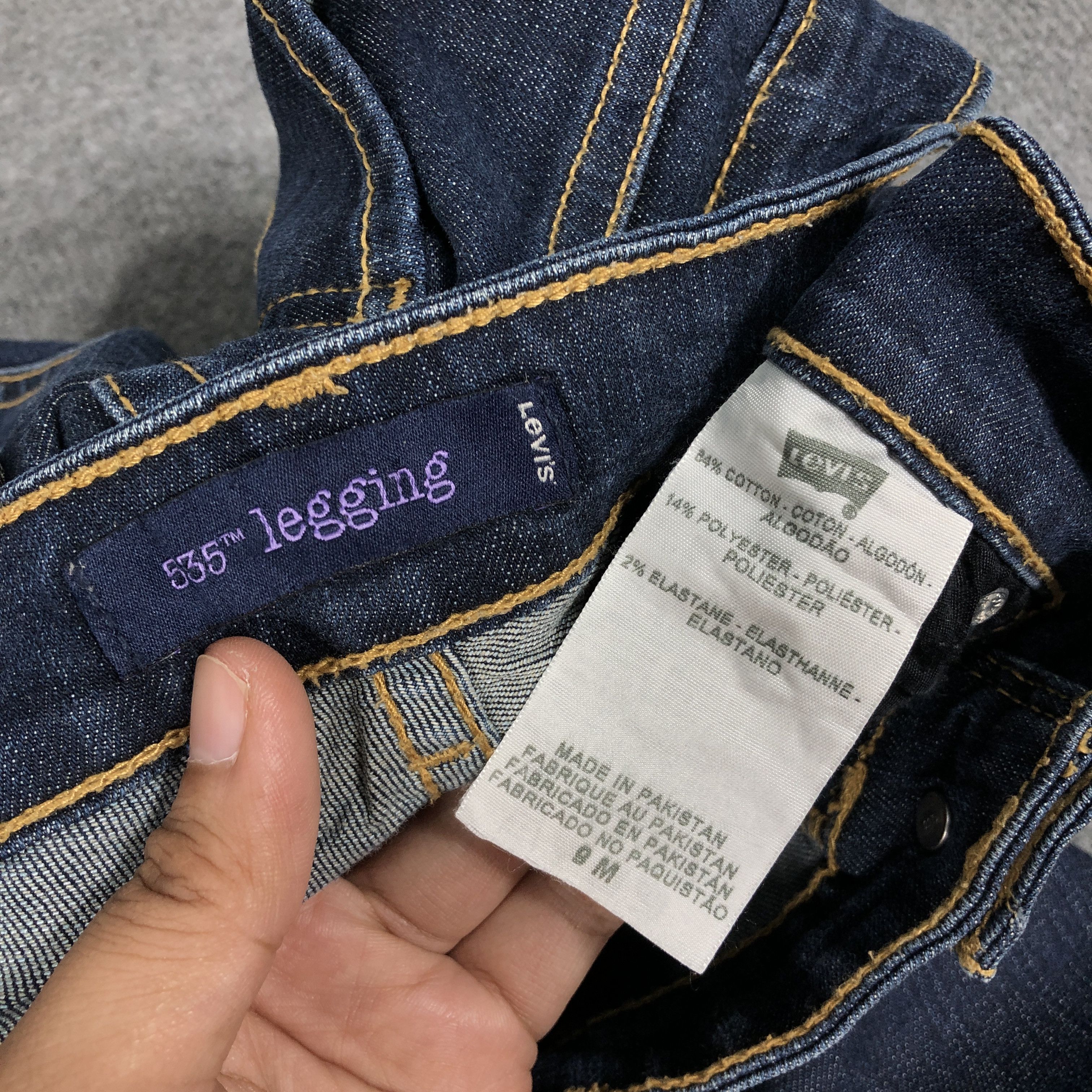 Levi's × Vintage Womens Vintage Levis 535 Jeans Legging L1095W Size 30" / US 8 / IT 44 - 10 Thumbnail