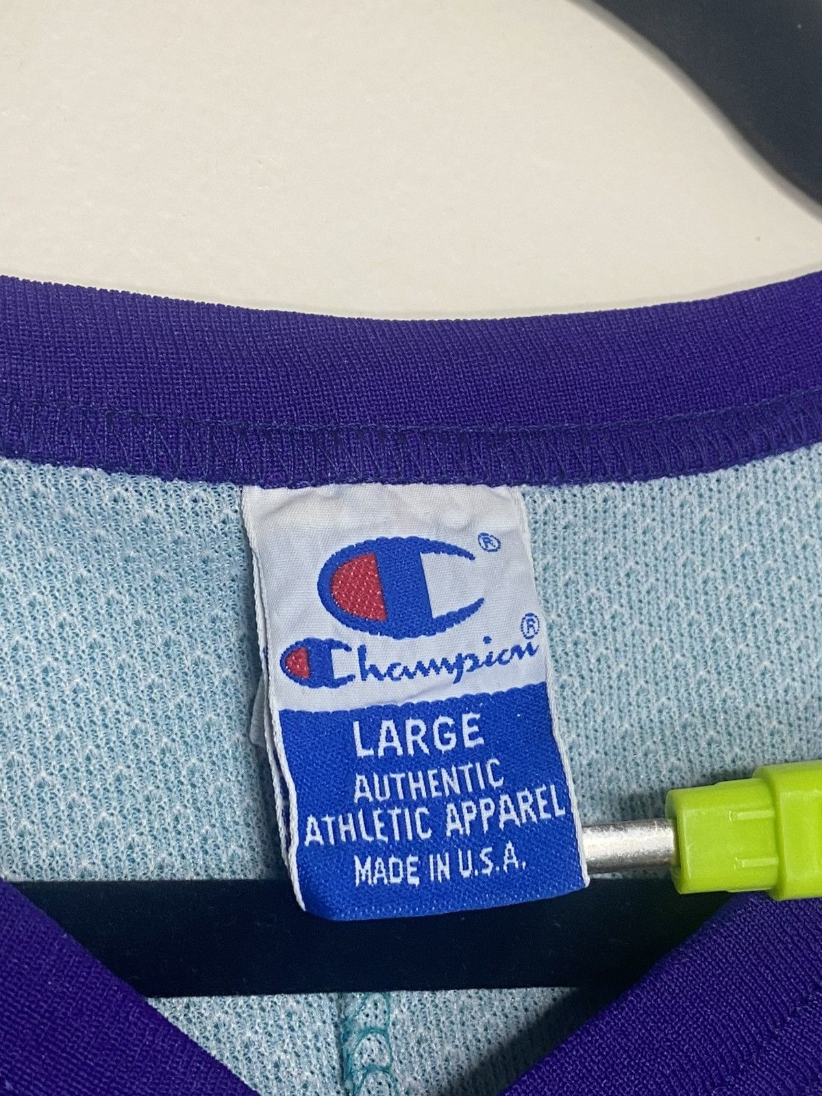 Champion 1990’s Champion Charlotte Hornets Hockey Jersey Size Large Size US XL / EU 56 / 4 - 4 Thumbnail