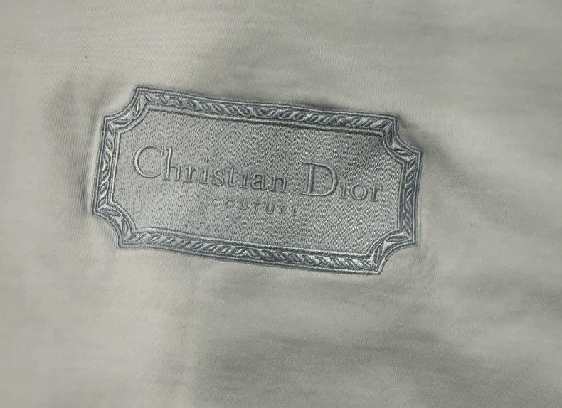 Dior Dior White Logo Short Sleeve T-shirt Size US L / EU 52-54 / 3 - 2 Thumbnail