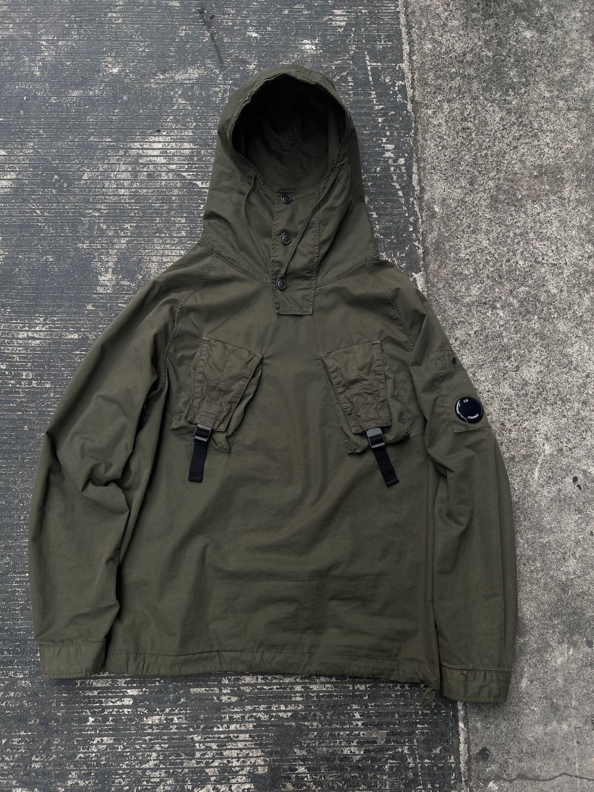 C.P. Company SS21 C.P. COMPANY CP HOODED ARM LENS UTILITY SMOCK Grailed