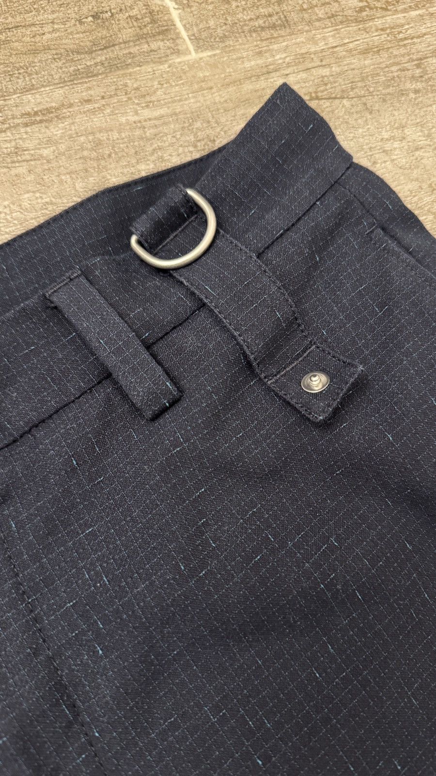 OAMC OAMC Cropped Carrot cut ankle Pant Trousers Navy Size US 32 / EU 48 - 7 Thumbnail