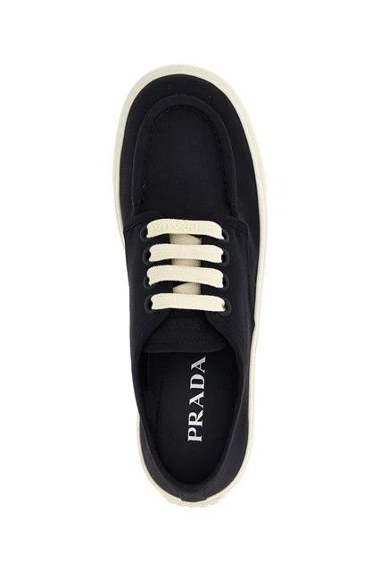 Prada PRADA Blue Cotton Sneakers New And Authentic Size US 5 / EU 37 - 4 Thumbnail
