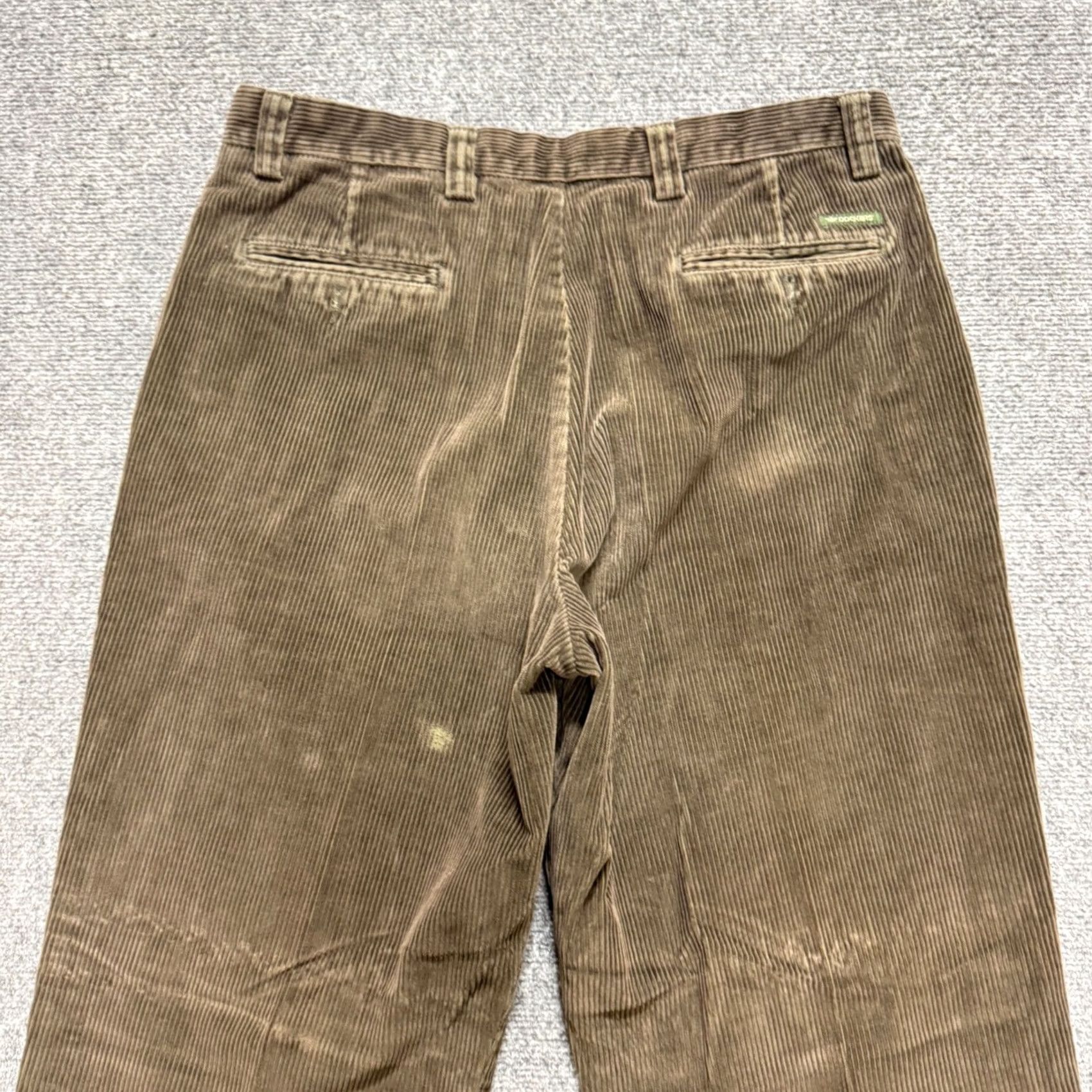 Dockers VTG Dockers Corduroy Pants Straight Fit 36x34 Brown Faded 90s Paper Tag Mens Regular Size US 36 / EU 52 - 4 Thumbnail