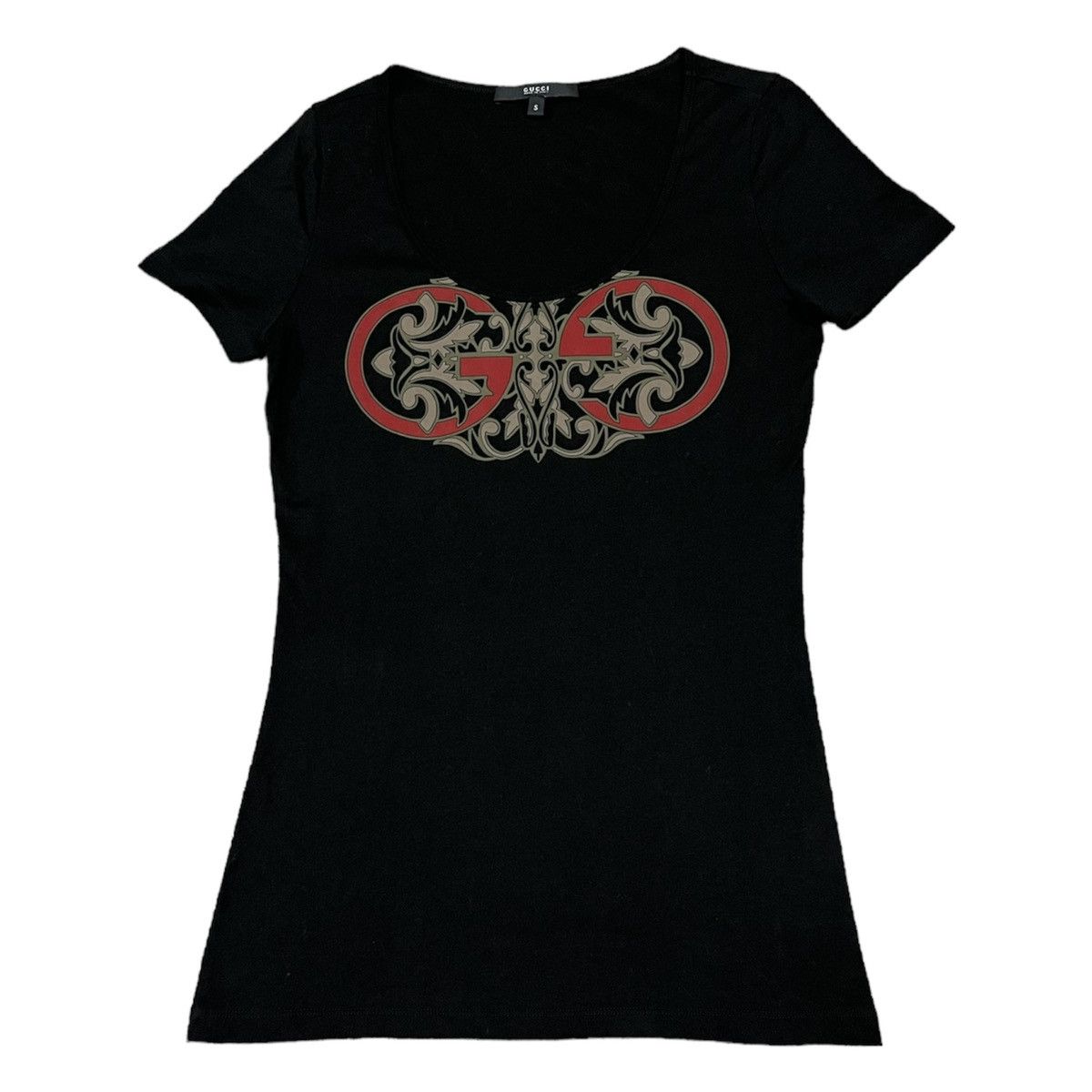 image of BindingofferGucci Tee in Black, Women's (Size Small)