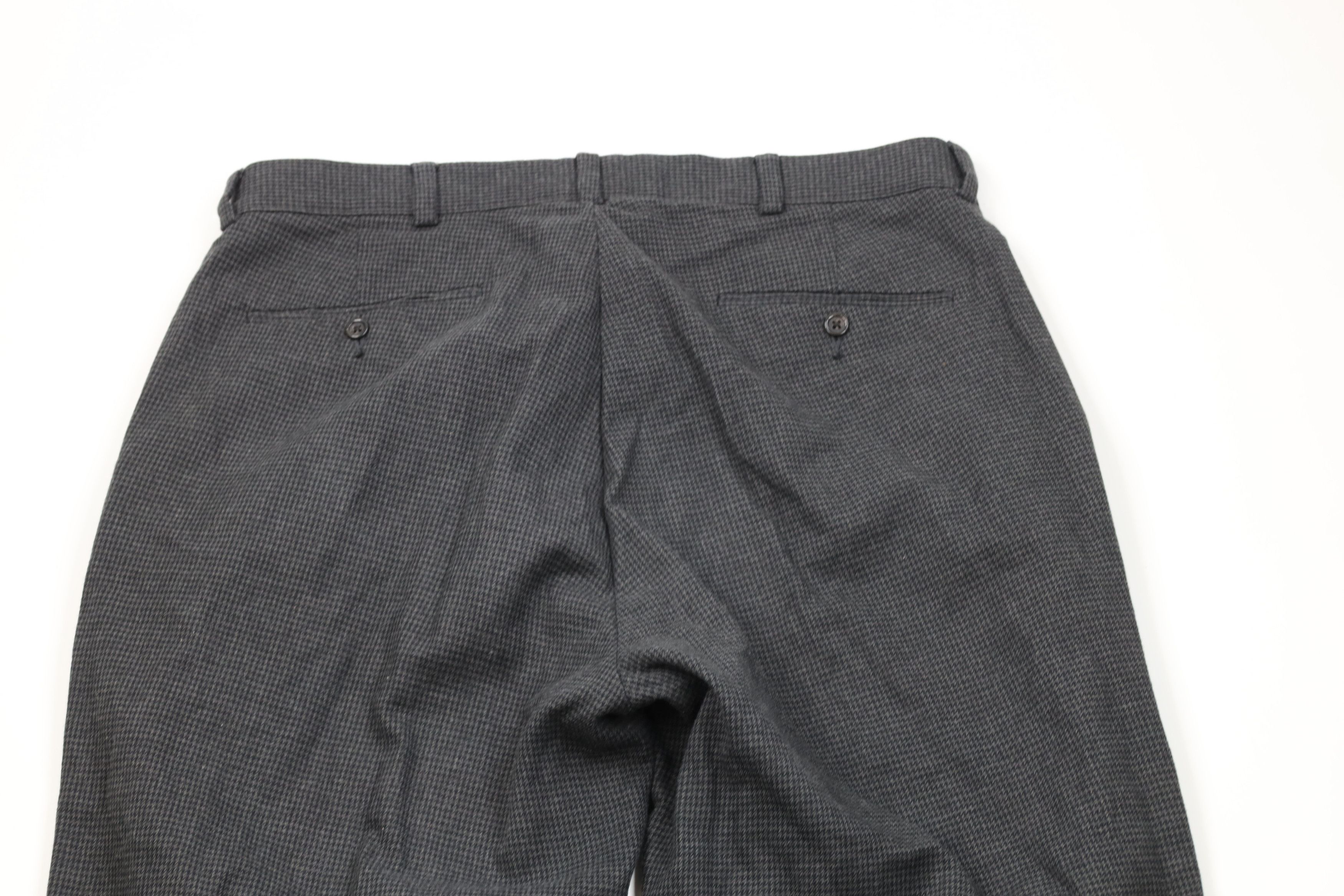 Ralph Lauren × Vintage Vintage 90s Ralph Lauren Houndstooth Wide Leg Chino Pants Size US 34 / EU 50 - 11 Thumbnail