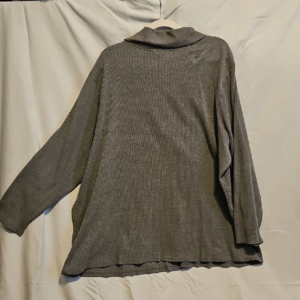 Other Woman Within Gray Cowl Neck Sweater Size 3XL / US 20-22 - 3 Thumbnail