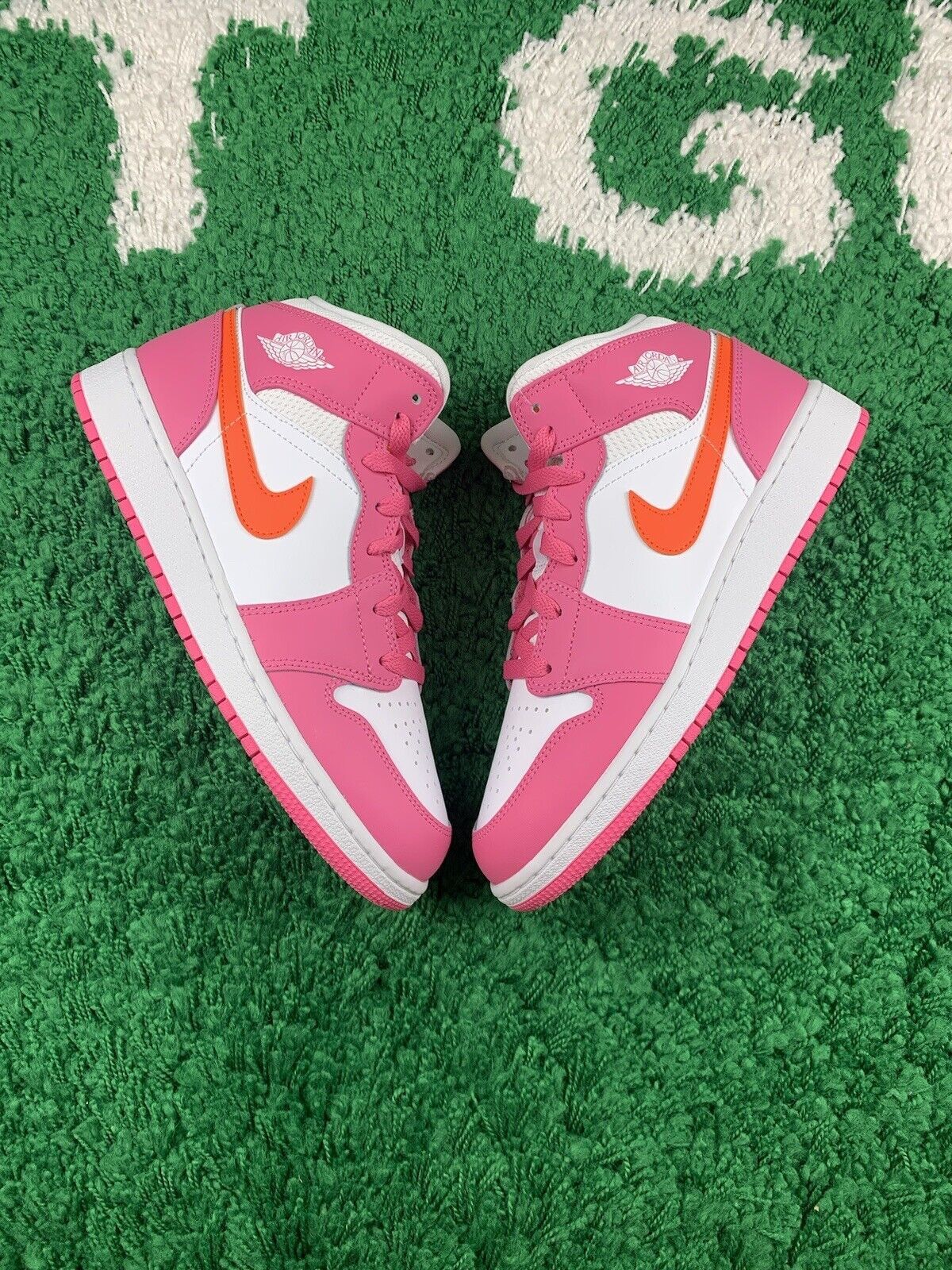 Cheapest RARE Nike Air JORDAN 1 Mid “Pinksicle Orange” - Sz 11 C