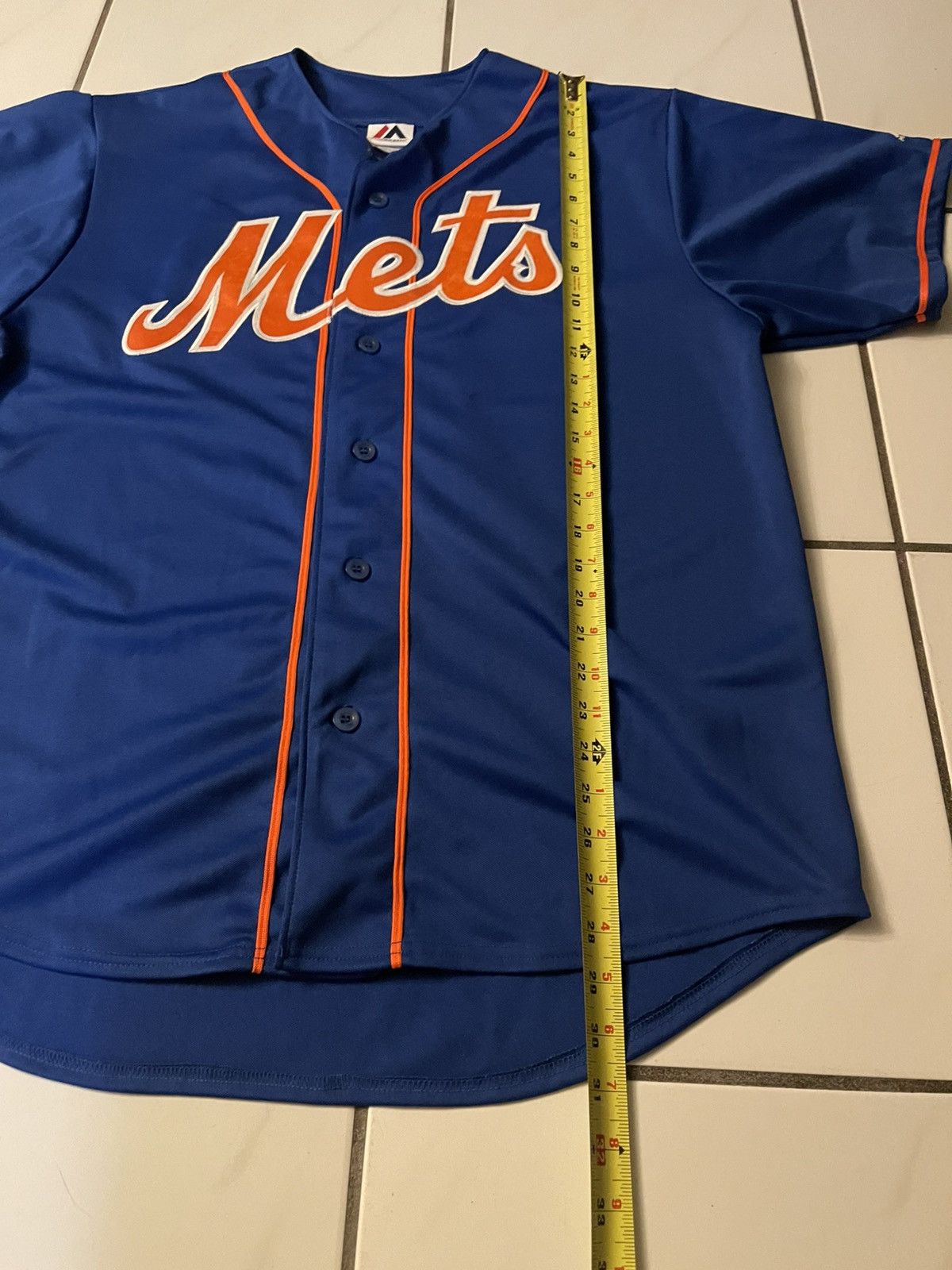 MLB × Majestic New York Mets Majestic Matz MLB Baseball Jersey Mens Large Size US L / EU 52-54 / 3 - 4 Thumbnail