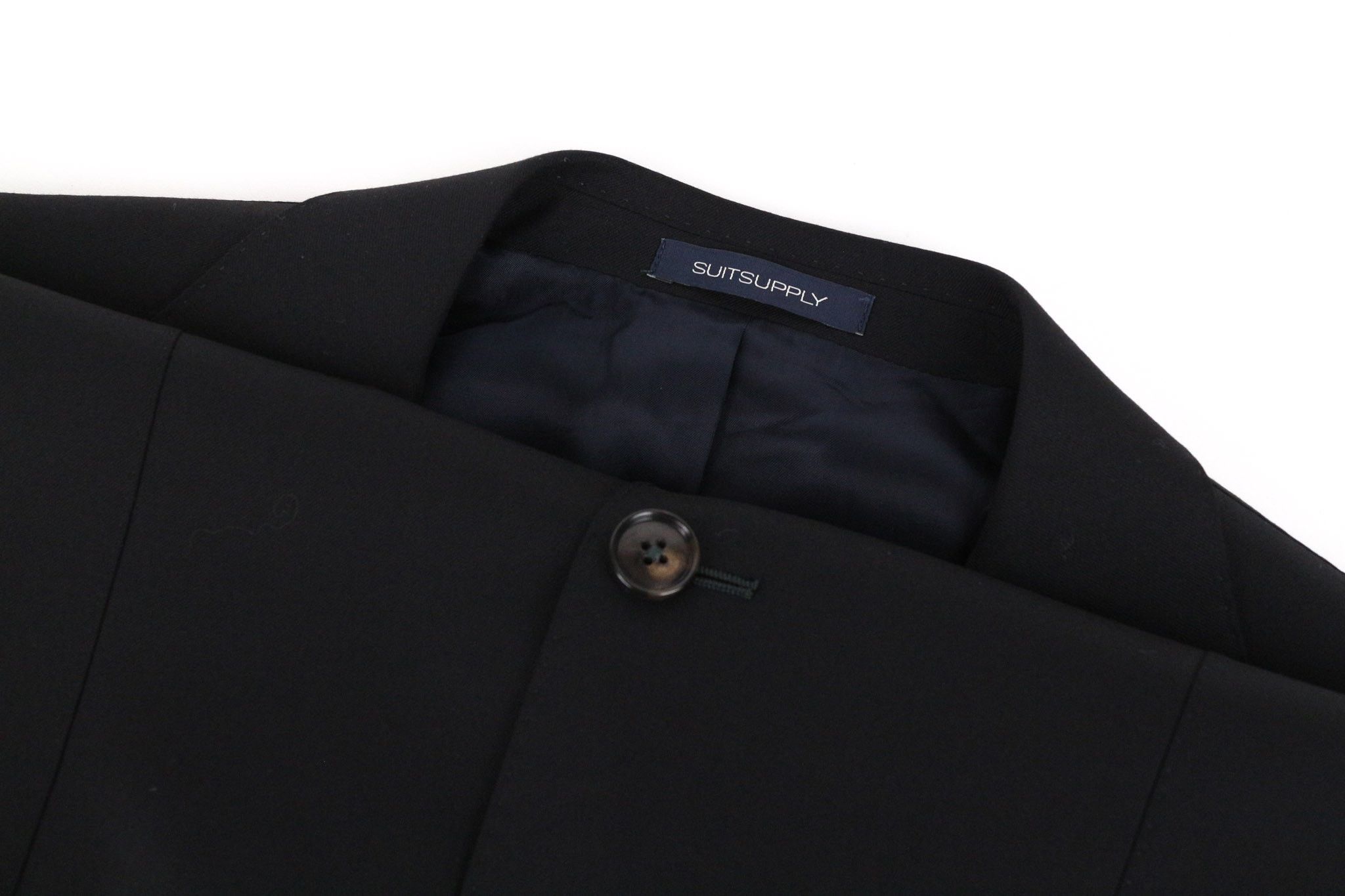 Suitsupply SIENNA UK38L Black Wool Super 150s Blazer 73316 Size 38L - 3 Thumbnail