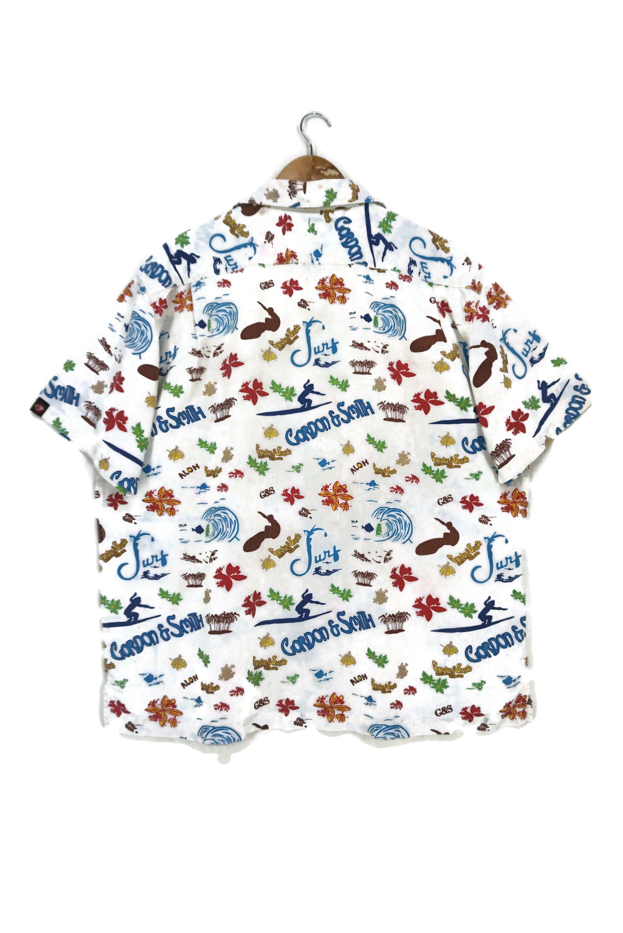 Sports Specialties Gordon and Smith Shirt Linen Blend Hawaiian Surf Aloha Size US L / EU 52-54 / 3 - 2 Thumbnail