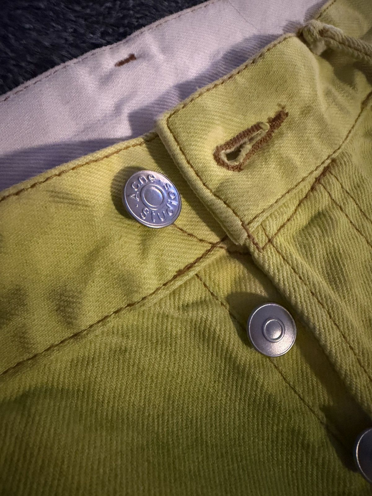 Acne Studios Yellow acne 1981 jeans Size US 35 - 2 Thumbnail