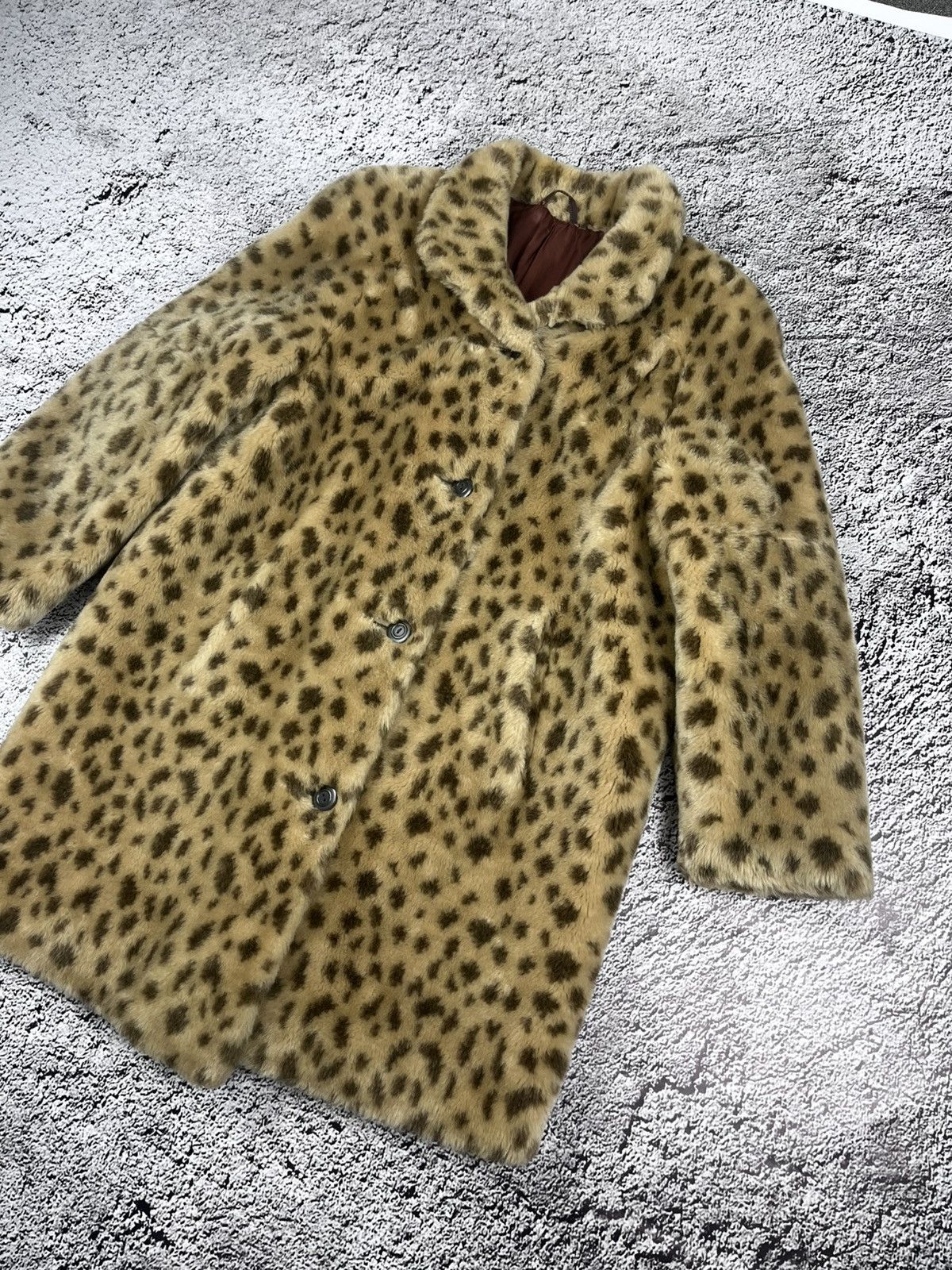 Vintage Vintage Y2K leopard fur faux coat luxury 00s style L Size L / US 10 / IT 46 - 3 Thumbnail