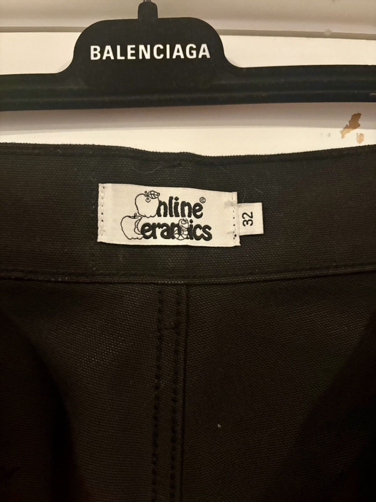 Online Ceramics Online Ceramics X Silent Hill 2 Double Knee Black Work Pants Size US 34 / EU 50 - 5 Thumbnail