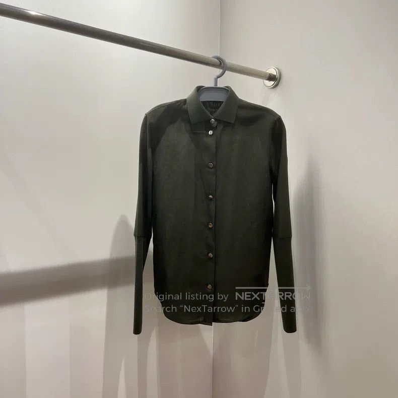 Loro Piana Loro Piana 24SS Collar Wool Shirt Size XS / US 0-2 / IT 36-38 - 1 Thumbnail
