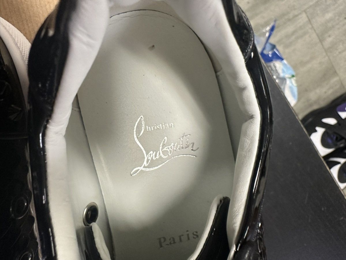 Christian Louboutin Christian Louboutin Black Embossed Patent Suede Vieira 2 Size US 6.5 / IT 36.5 - 5 Thumbnail