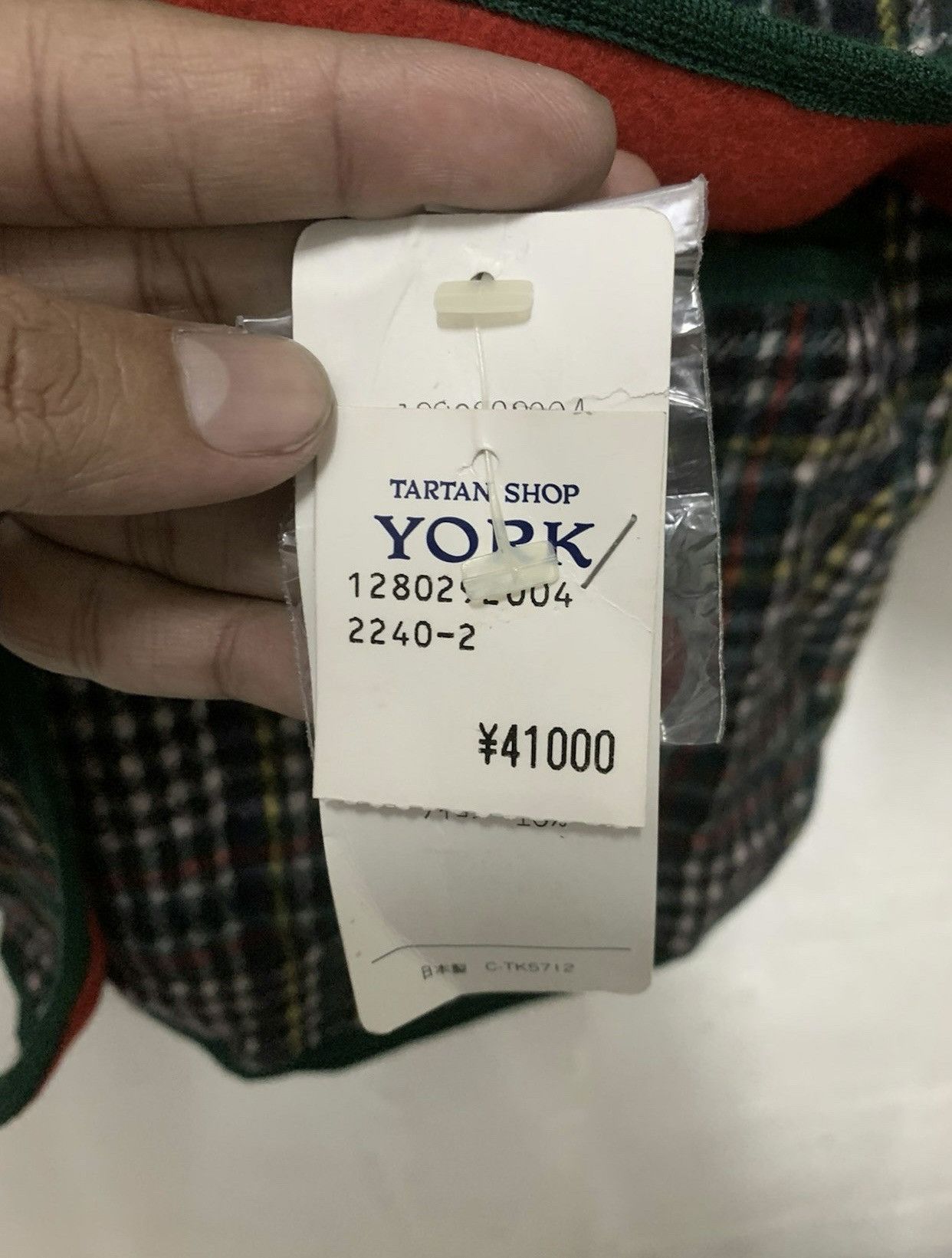 Japanese Brand × Vintage Double breasted tartan checked jacket Size L / US 10 / IT 46 - 12 Thumbnail