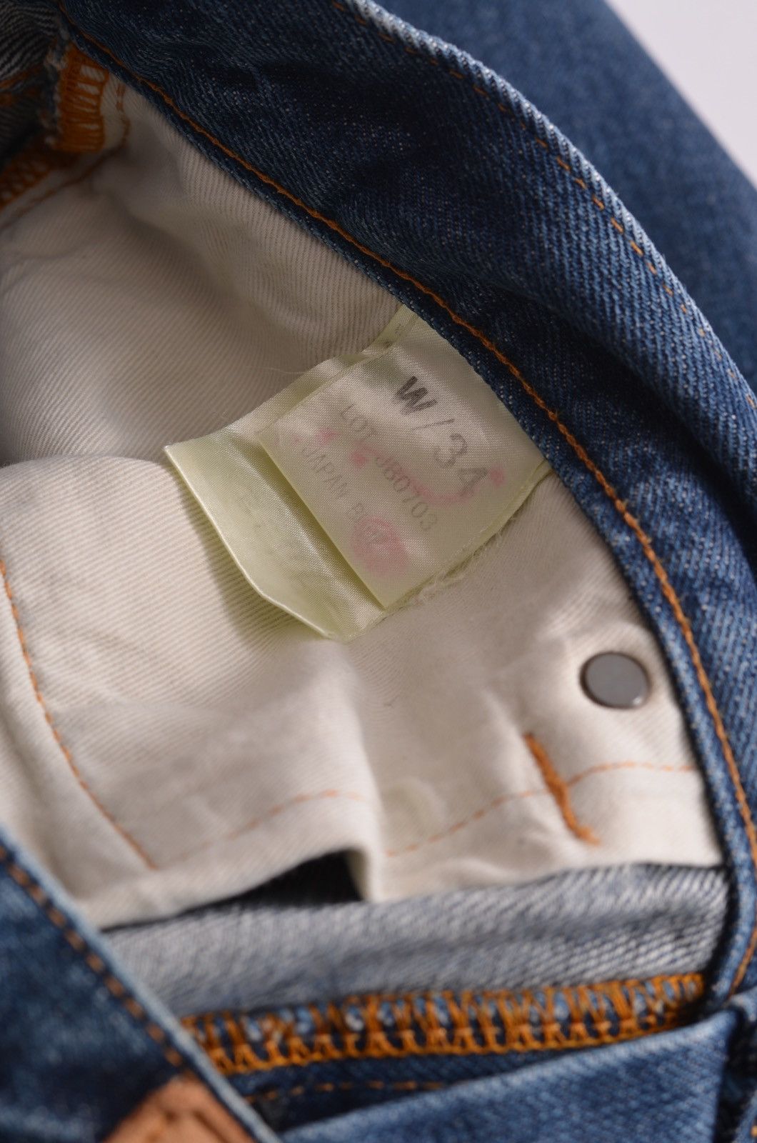 Japan Blue Japan Blue JB0703 14oz indigo straight denim. Size 34 Size US 34 / EU 50 - 4 Thumbnail