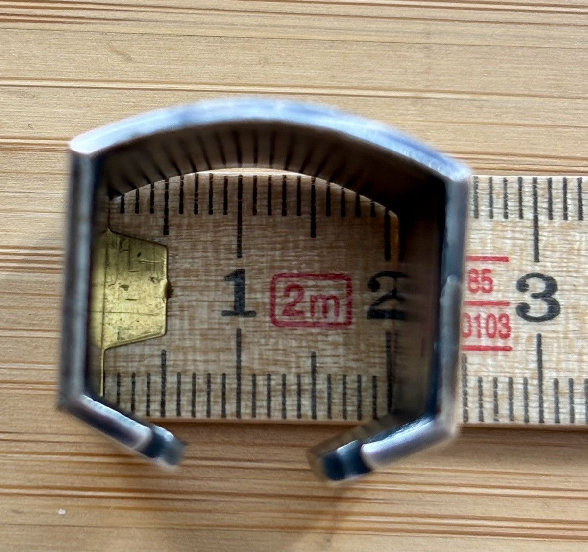 Julius Julius Engraved Industrial Brutalist Alloy Ring Size ONE SIZE - 8 Thumbnail