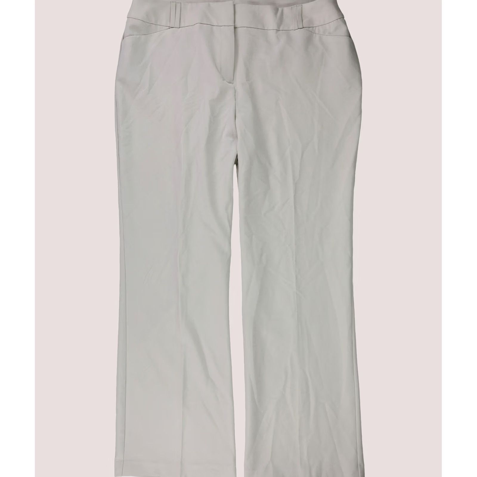 Alfani VINTAGE Alfani Womens Curvy Dress Pants ltbeige 14 Size 36" / US 14 / IT 50 - 1 Preview