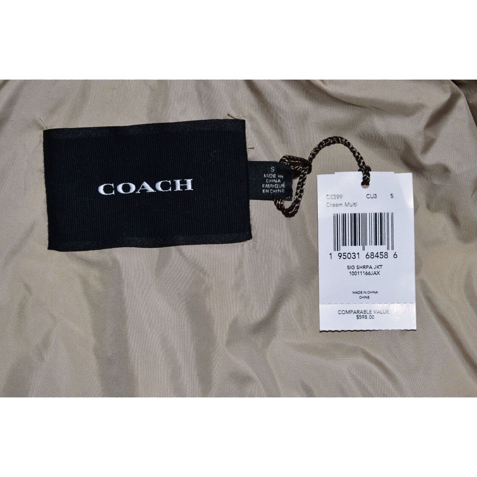 Coach NWT COACH Cream Pockets Shipra Signature Jacket Size S $598 Size S / US 4 / IT 40 - 6 Thumbnail