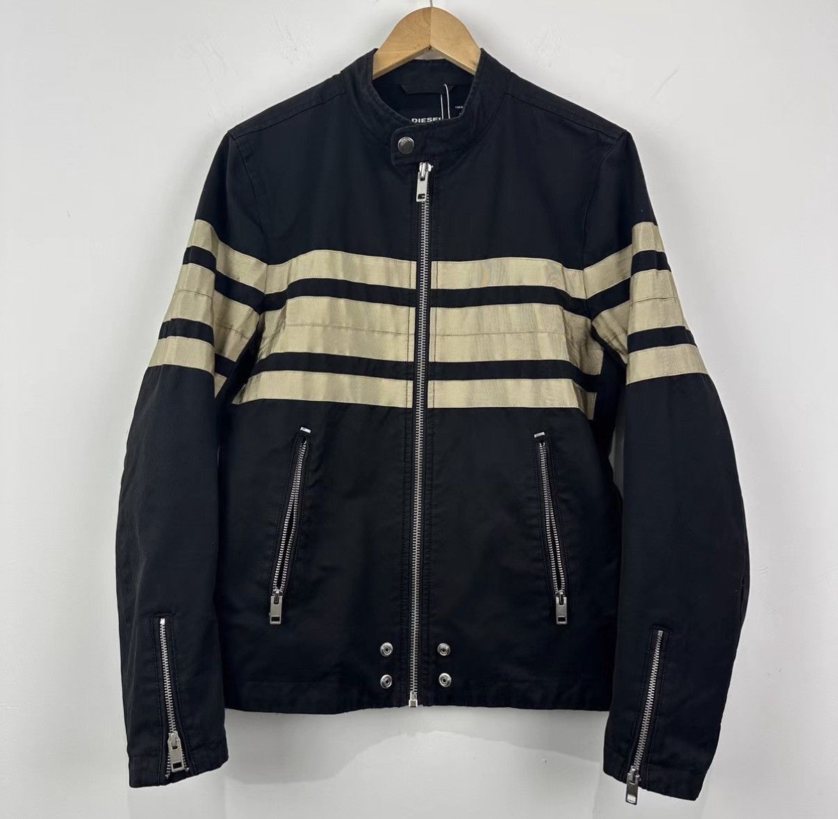 Diesel Black Gold Diesel Black and Gold Stand Collar Jacket J42 Size US M / EU 48-50 / 2 - 1 Thumbnail