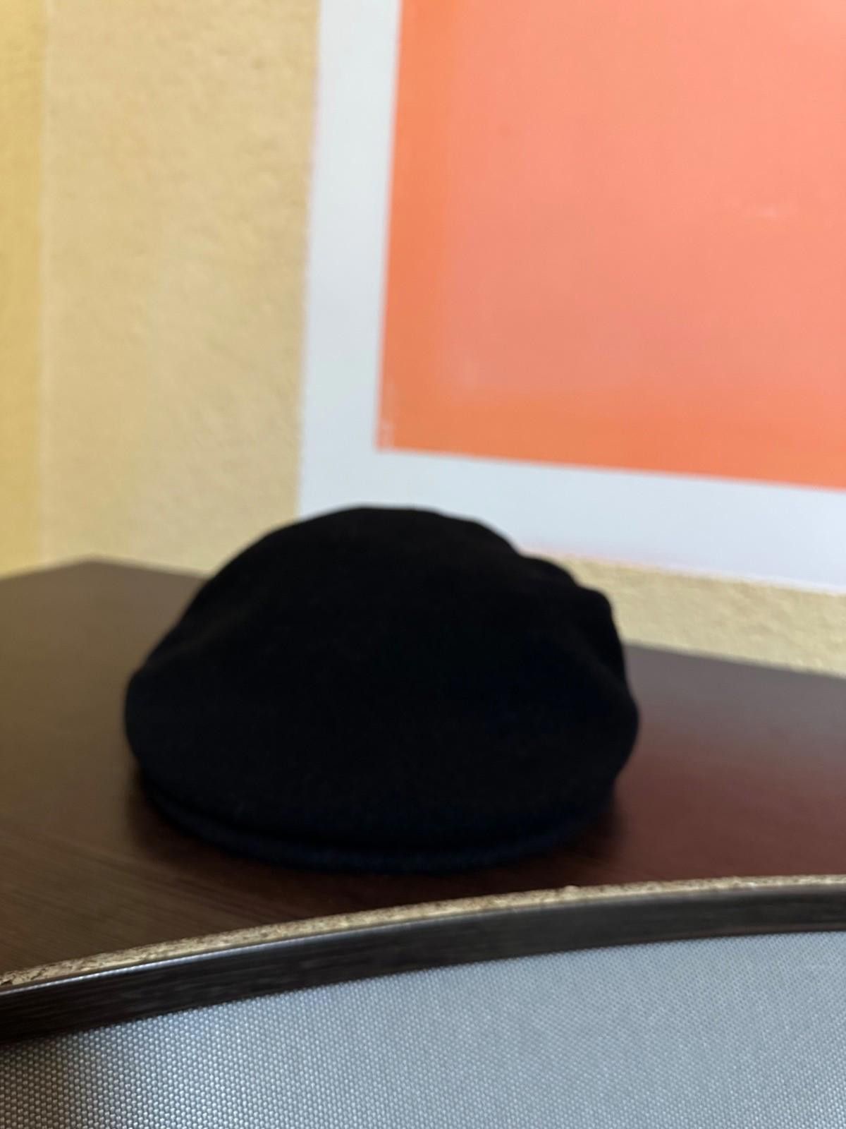 Kangol Kangol Hat Cap Fitted Mens Medium Black Wool 504 Beret Vinta Size ONE SIZE - 3 Thumbnail