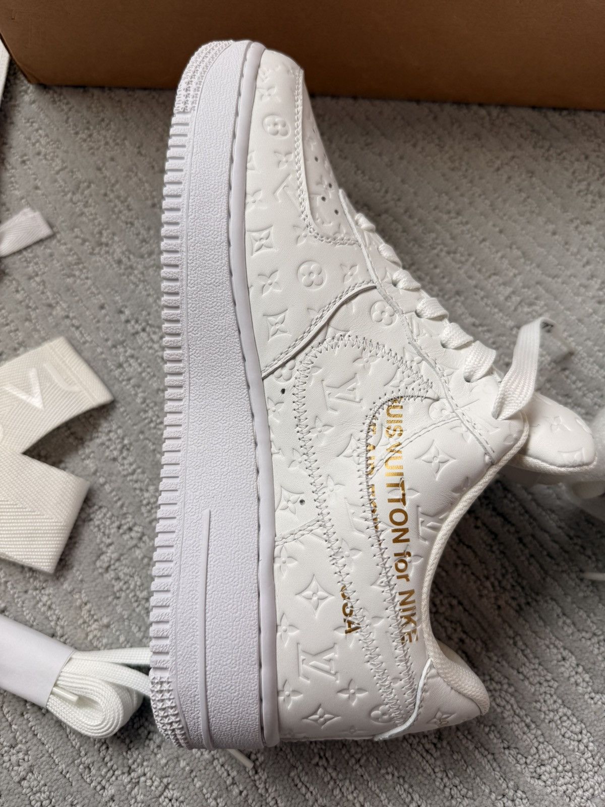 Louis Vuitton Louis Vuitton Nike Air Force 1 Low Size US 6.5 / EU 39-40 - 7 Thumbnail