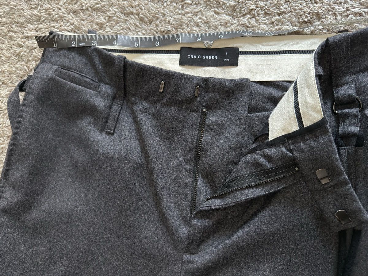 Craig Green Grey Trousers Cuffed Size US 30 / EU 46 - 4 Thumbnail