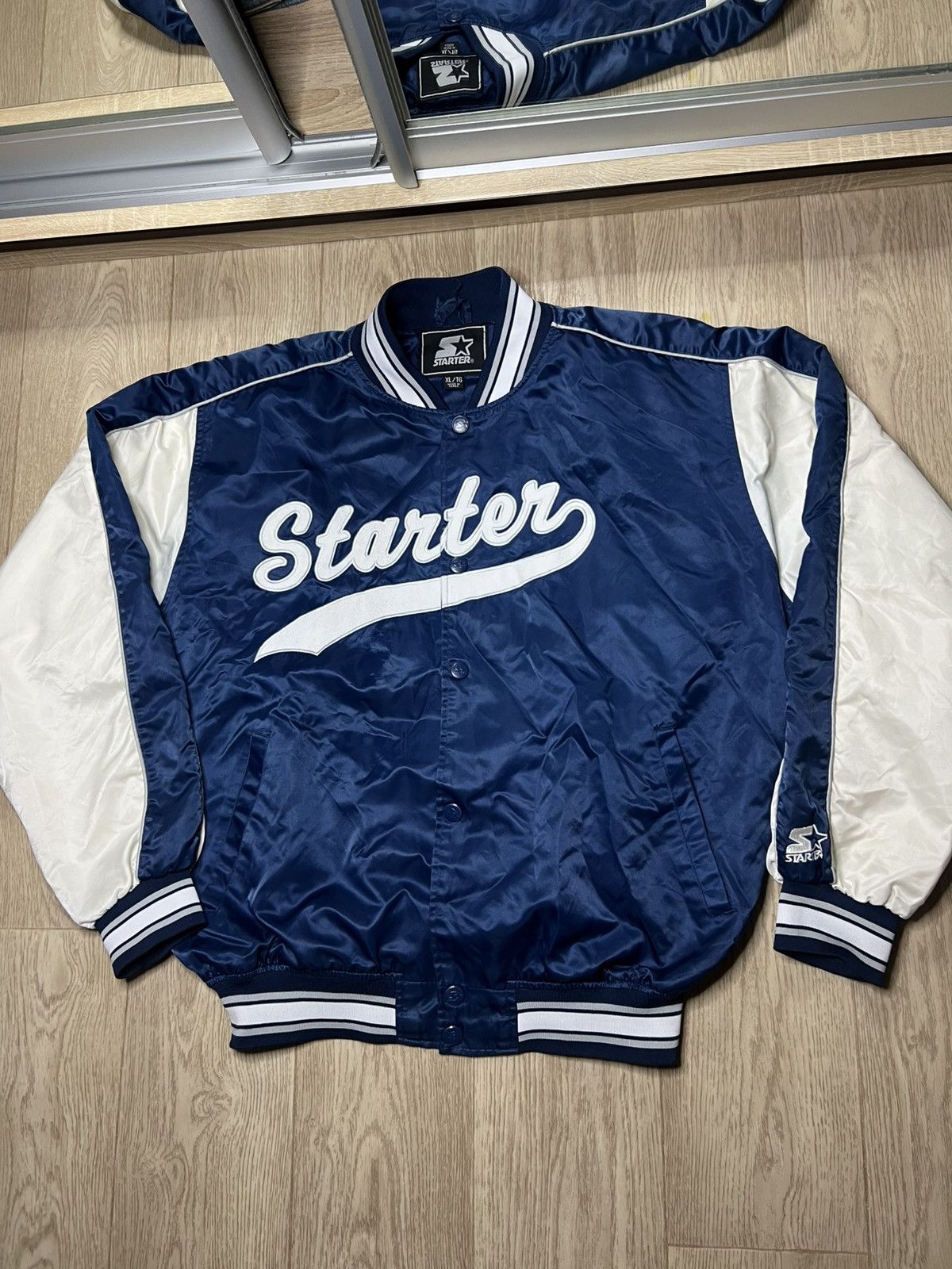 Starter Vintage Starter Bomber Jacket 90’s Size US XL / EU 56 / 4 - 1 Thumbnail
