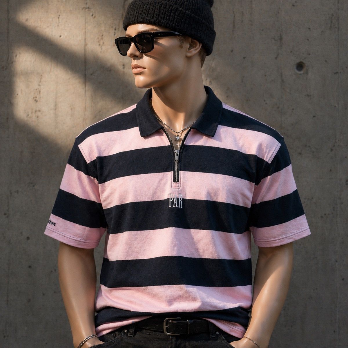 Gap Gap x Malbon Mens Golf Quarter Zip Preppy Polo Size US L / EU 52-54 / 3 - 1 Thumbnail