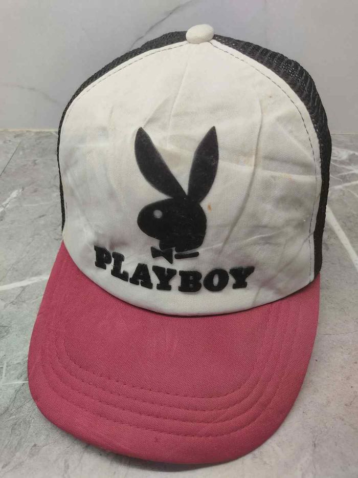 Playboy Vintage Playboy Trucker Hat Cap Size ONE SIZE - 1 Thumbnail