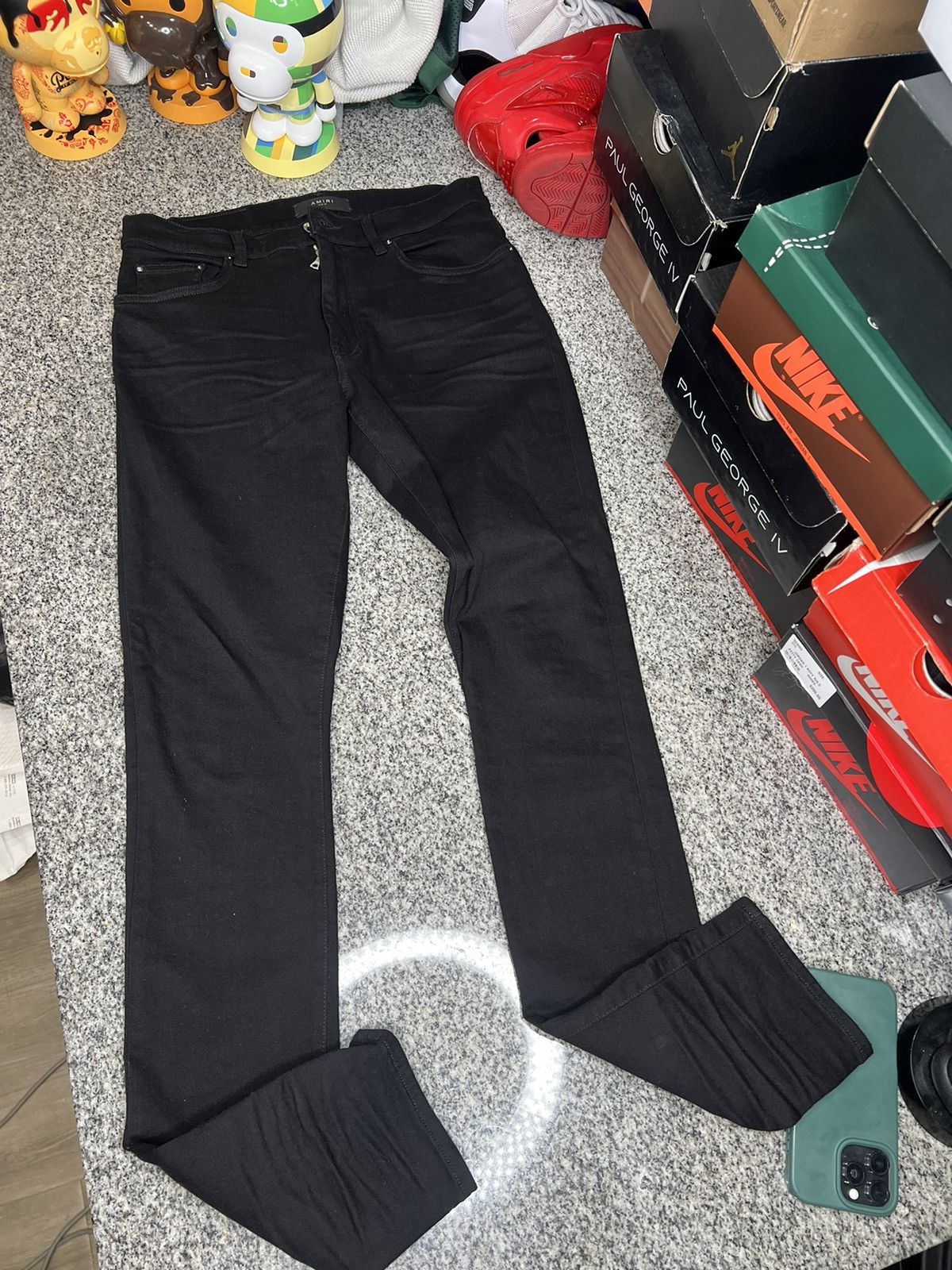 Amiri Amiri Jean Thrasher Black Size US 33 - 1 Thumbnail
