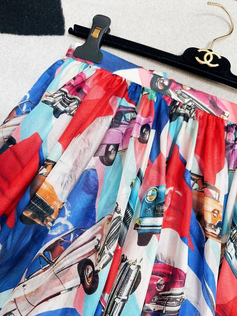 Chanel Chanel Cuban show racing classic car pattern printed color Size 42" / US 20 - 5 Thumbnail