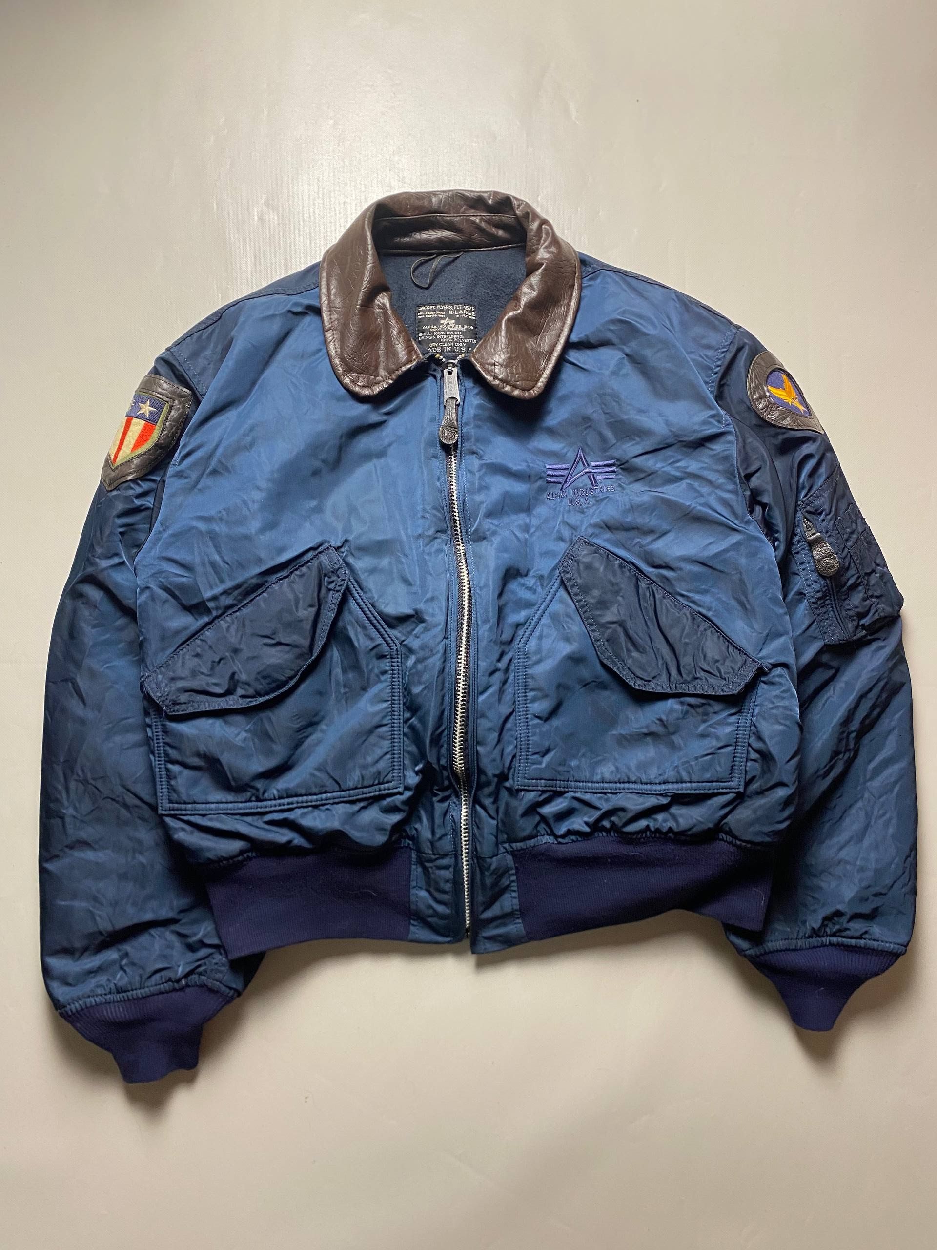 Alpha Industries Alpha Industries 90's American CWU-45/P flight jacket Size US XL / EU 56 / 4 - 1 Thumbnail