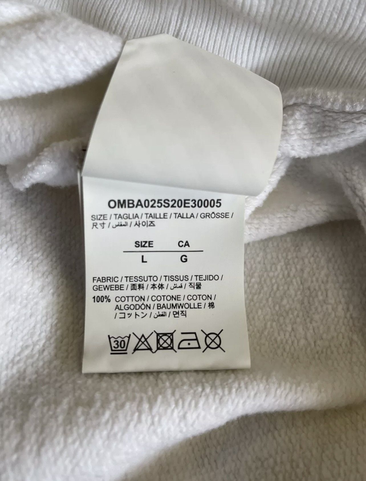 Off-White Size L - OFF-WHITE Caravaggio Square Graphic Sweatshirt Size US L / EU 52-54 / 3 - 10 Thumbnail