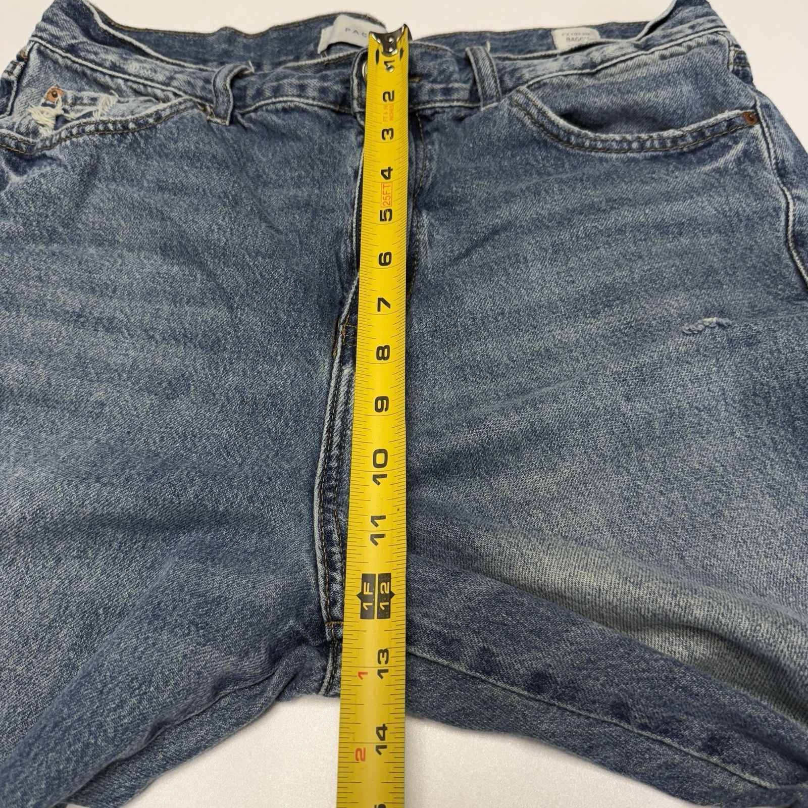 Pacsun Pacsun Extreme Baggy Jeans Mens Blue Denim Relaxed Fit Size US 34 / EU 50 - 9 Thumbnail