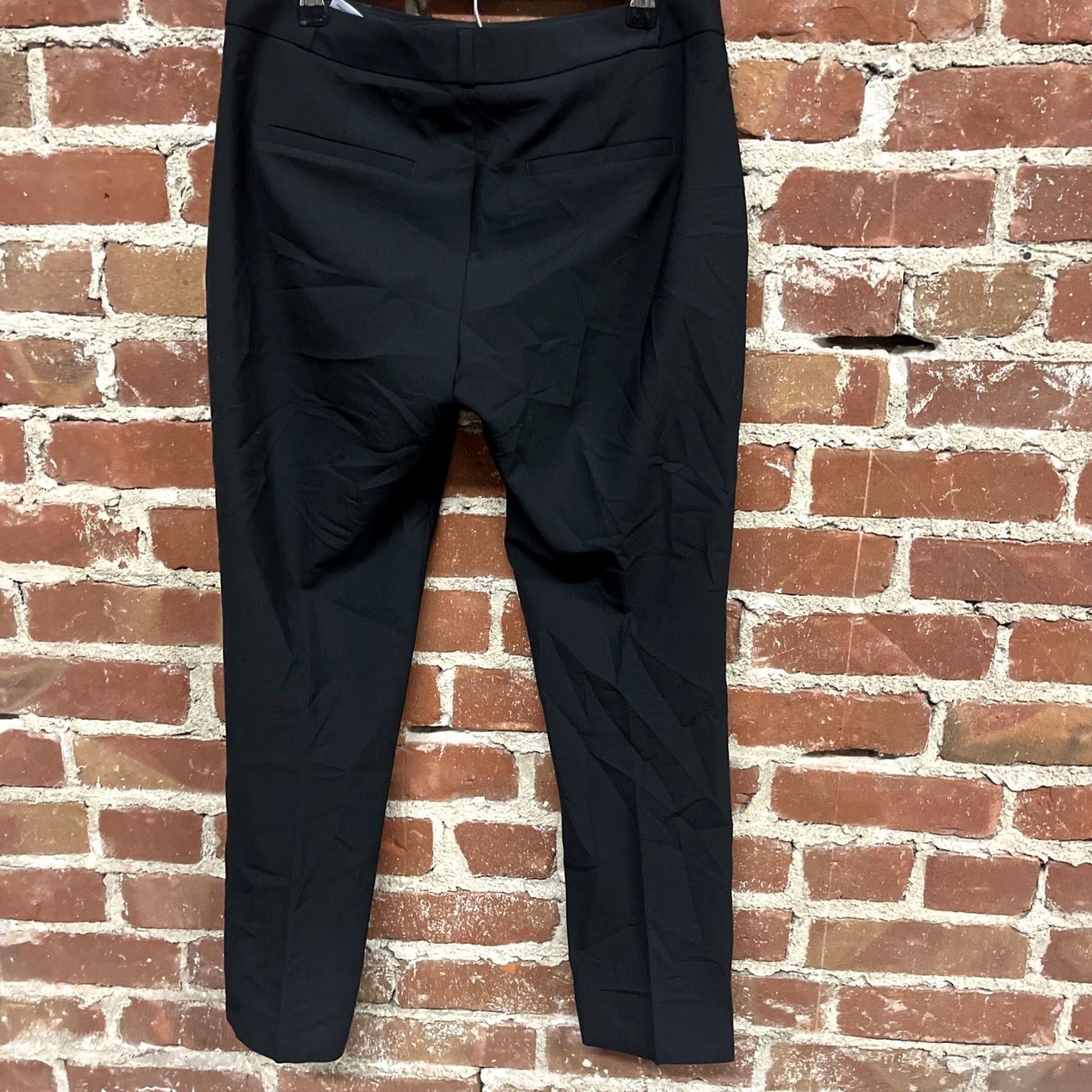 Banana Republic Banana Republic Womens Black Italian Wool Dress Pants Size 26 Straight Leg Size 26" / US 2 / IT 38 - 2 Thumbnail