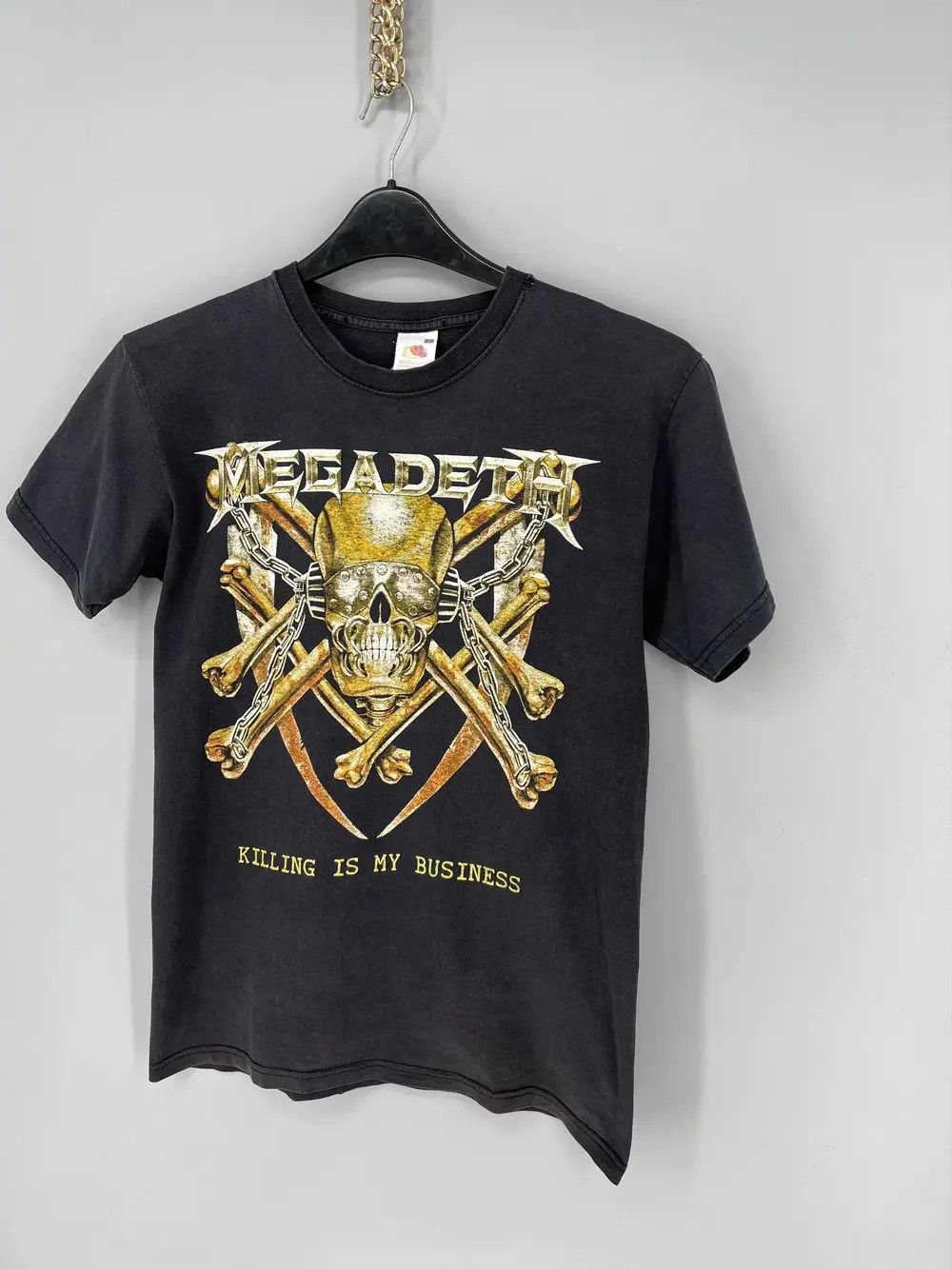 Band Tees Vintage Y2K MEGADETH Band Rock Tee Horror Skull Screamer 90s Size US S / EU 44-46 / 1 - 3 Thumbnail