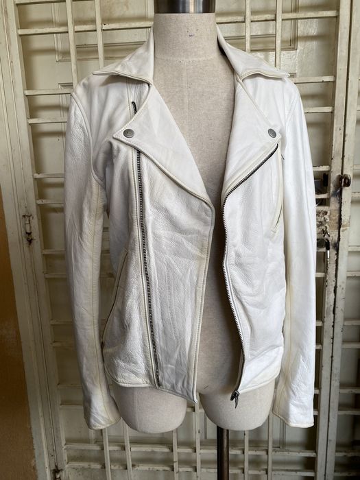 Factotum vallis by factotum white leather jacket | Grailed