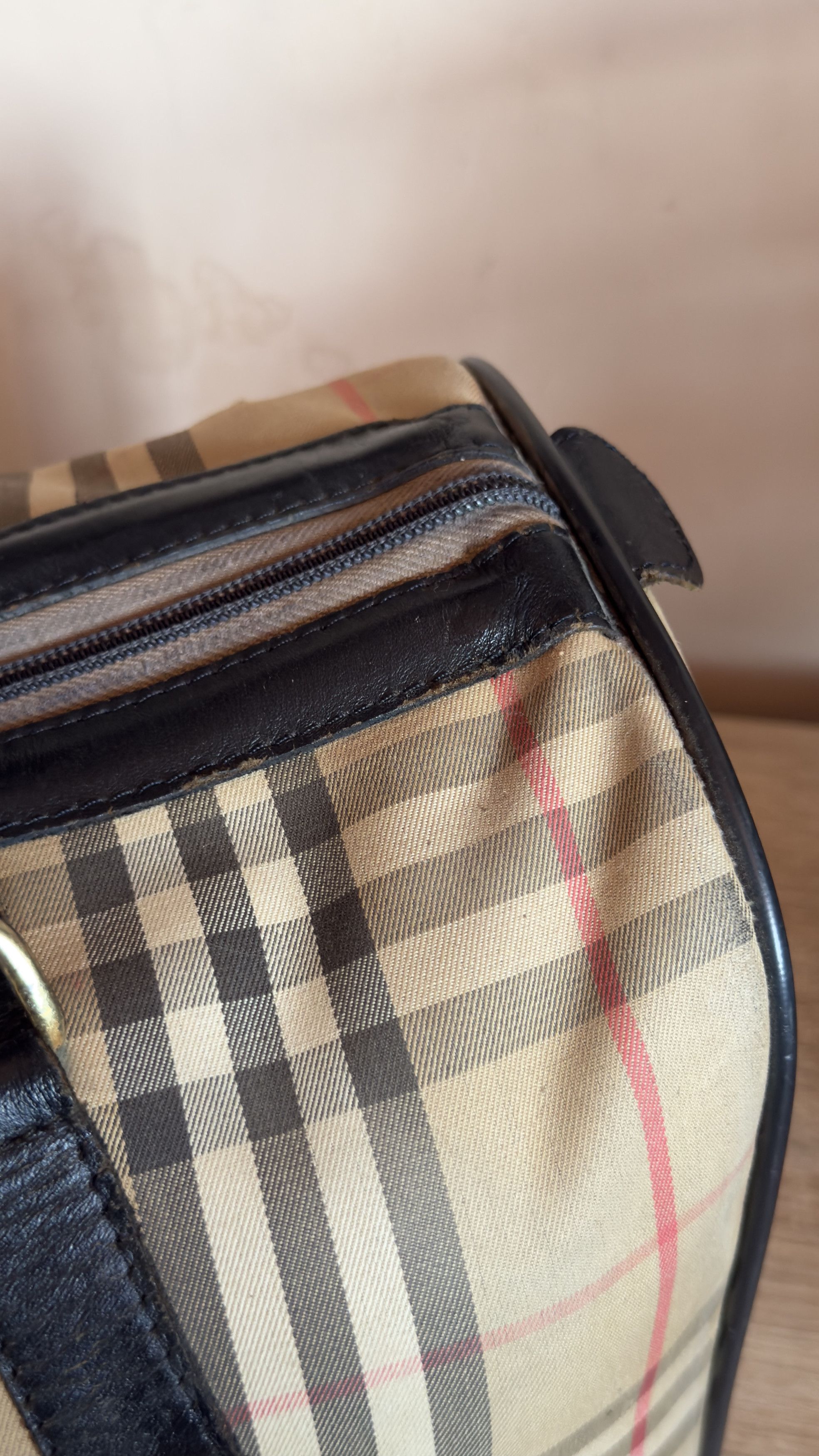 Burberry Vintage 70s Burberry novacheck duffle travel bag Size ONE SIZE - 10 Thumbnail