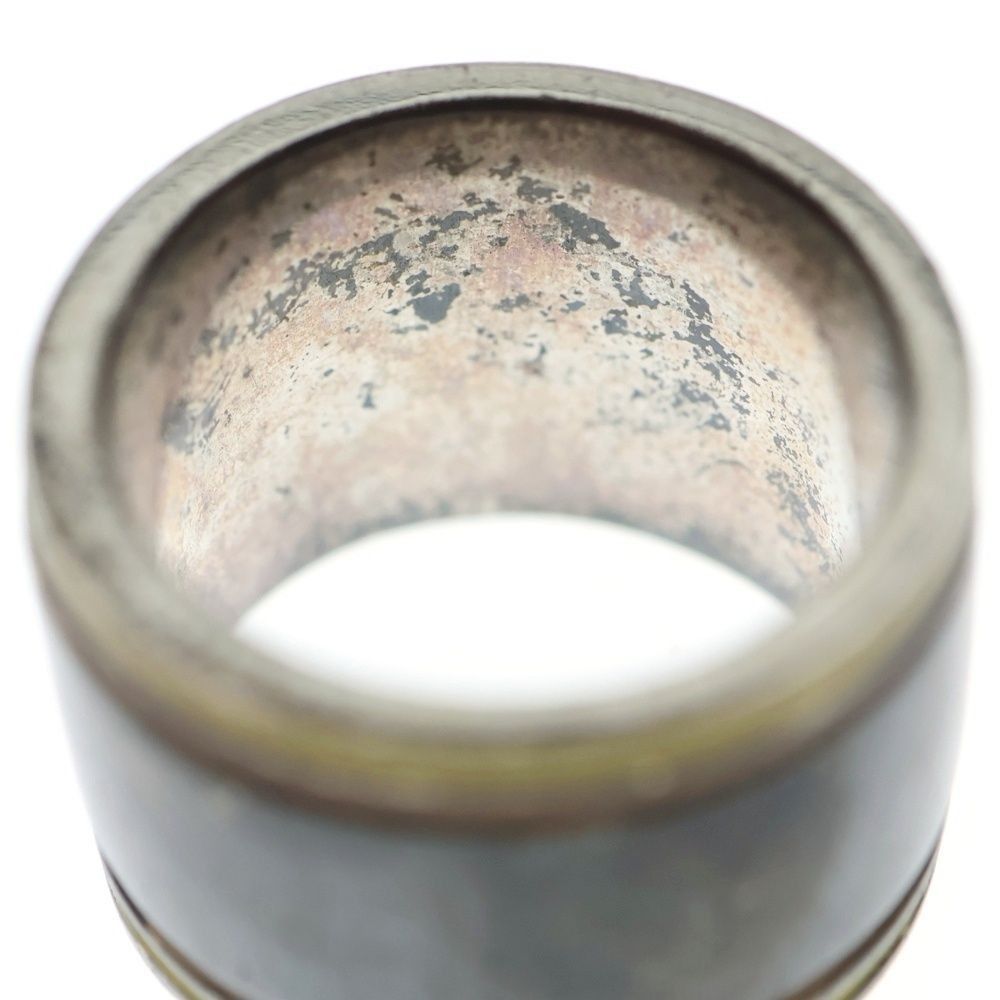 Number (N)ine .925 Silver Fender Logo Ring Size ONE SIZE - 6 Thumbnail