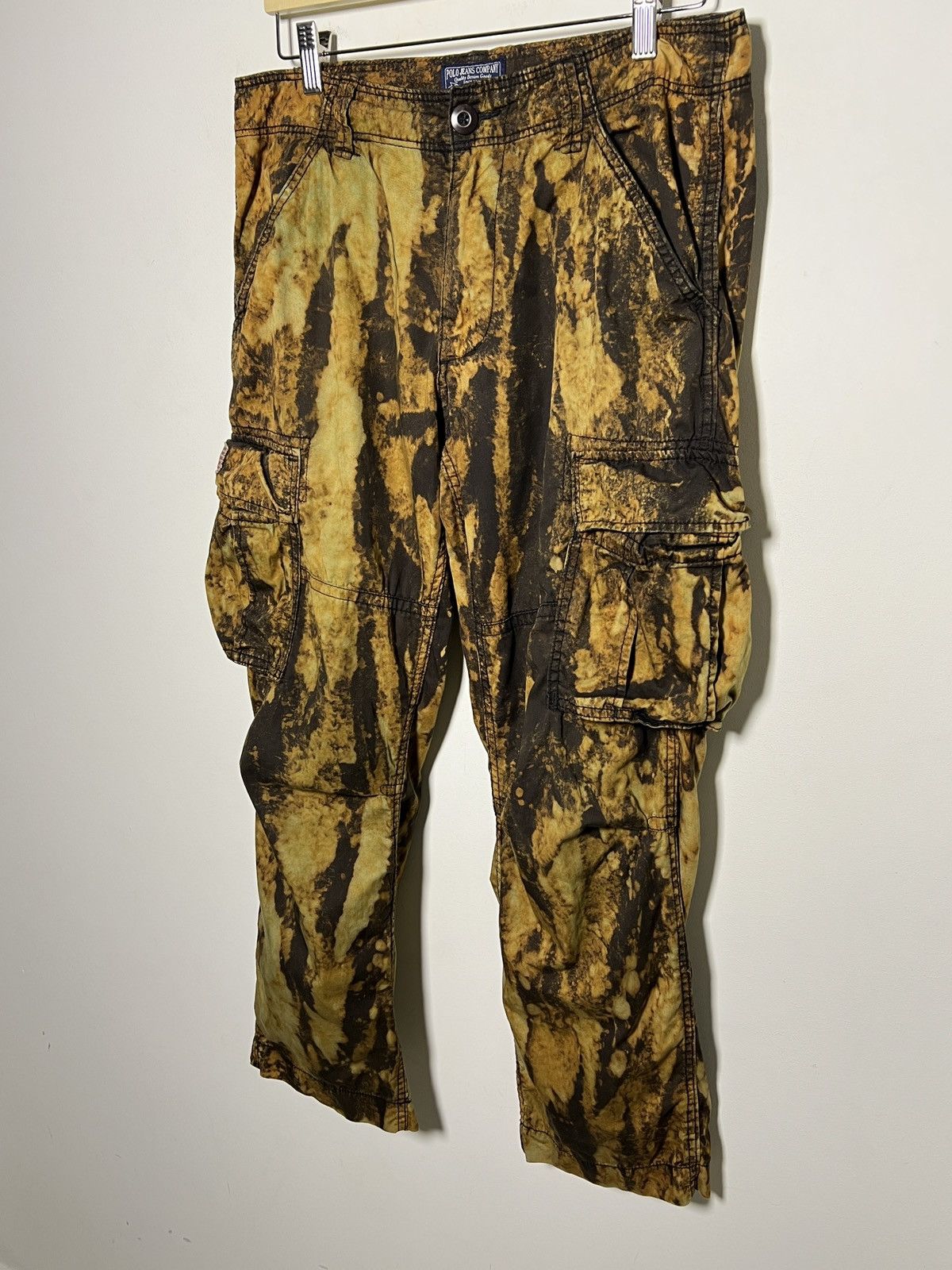 Polo Ralph Lauren ralph lauren tie dye cargo multipocket army pants Size US 32 / EU 48 - 2 Thumbnail