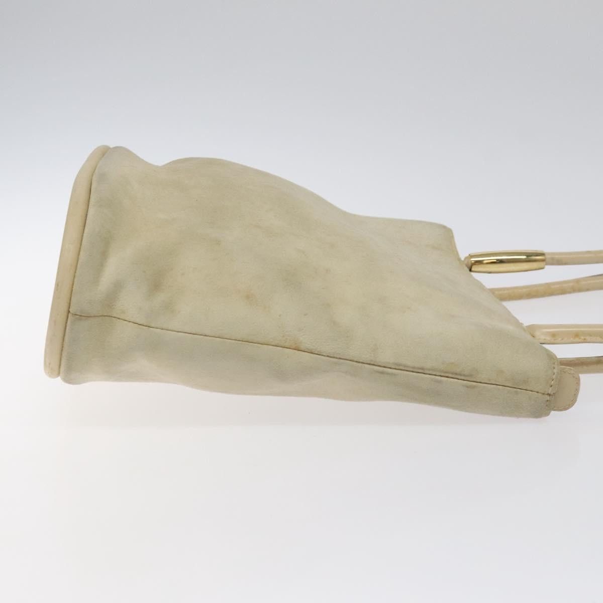 Gucci GUCCI Shoulder Bag Suede Beige Gold Size ONE SIZE - 4 Thumbnail