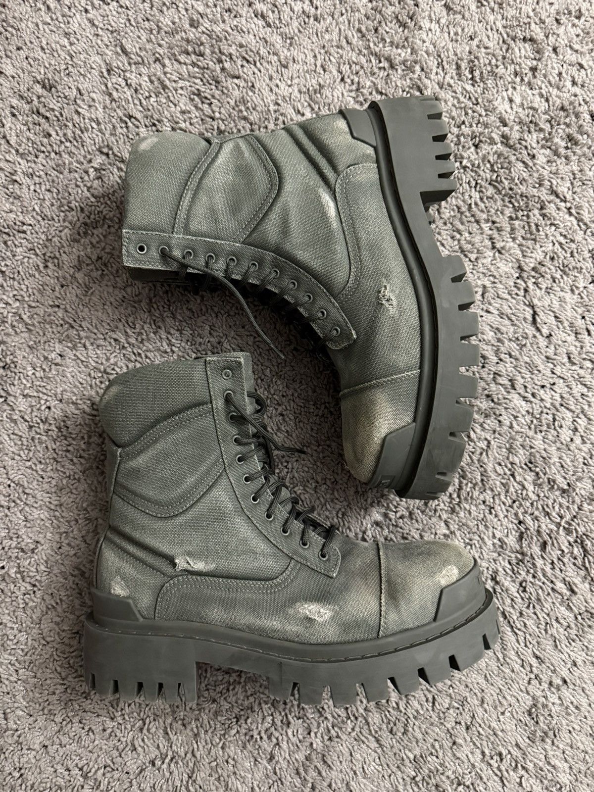 Green Strike Boots | Grailed