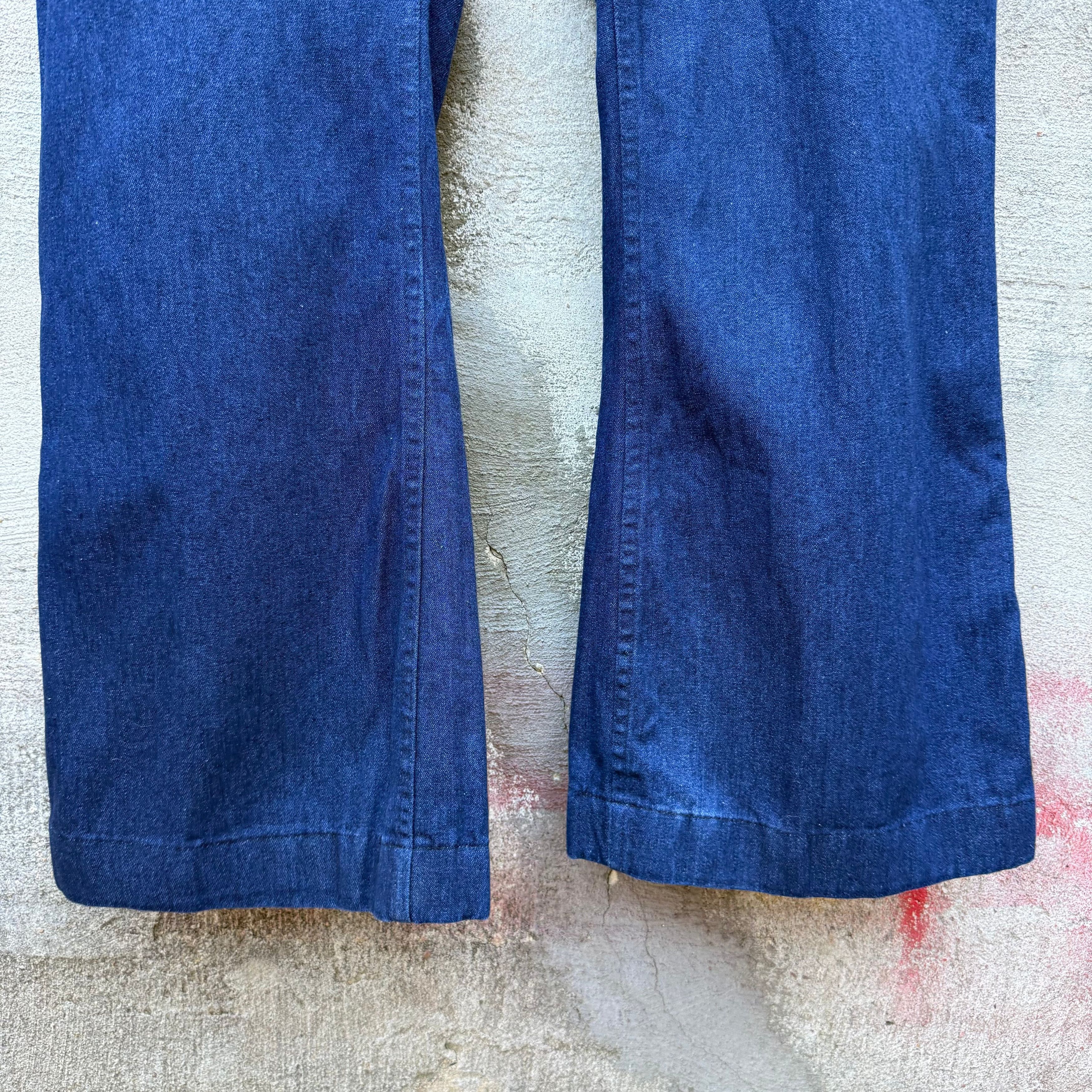 Other 90's US Military Women's Denim Dungaree Pants Size 36" / US 14 / IT 50 - 6 Thumbnail