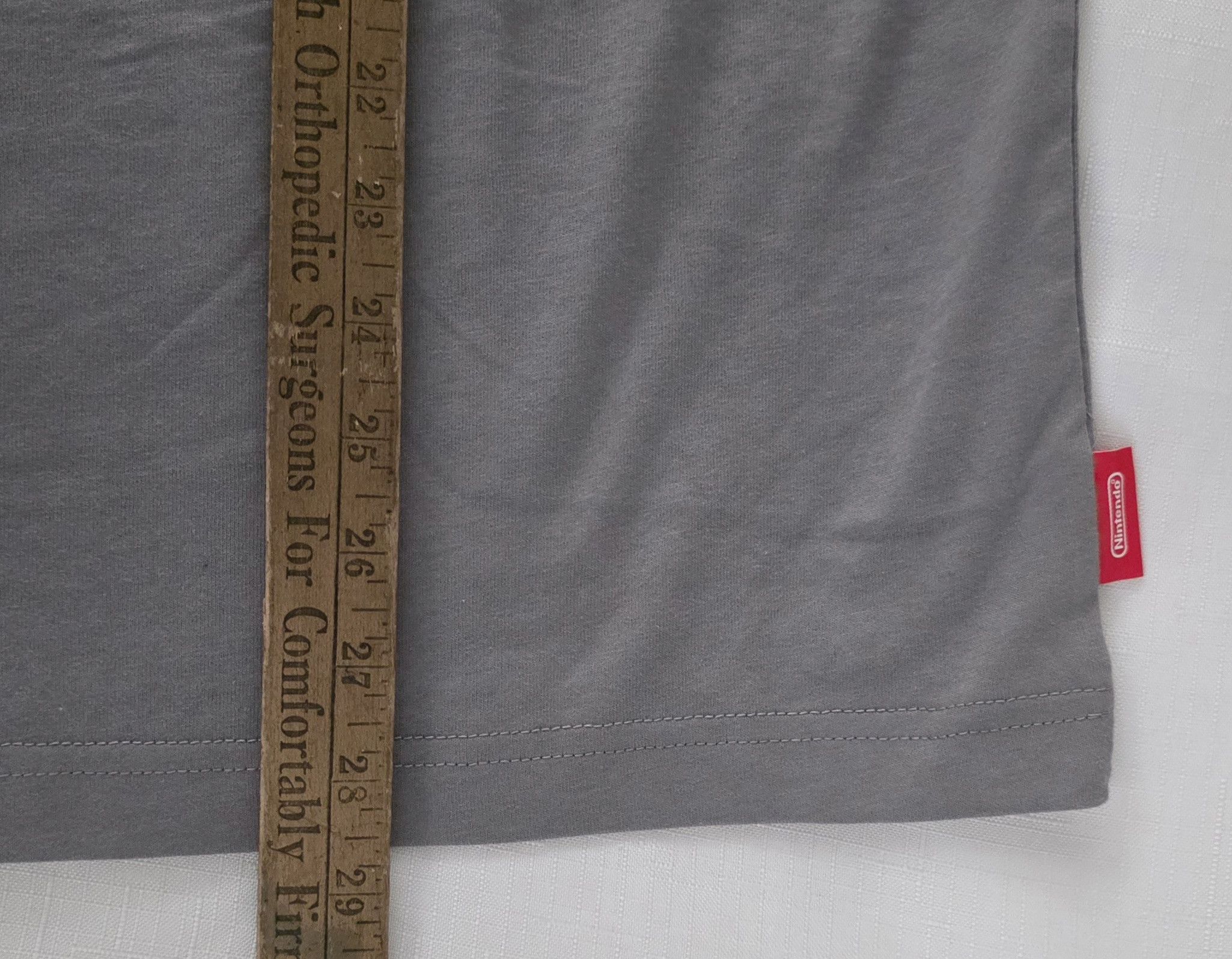 Nintendo Nintendo Official Logo Tokyo Japan Gray Tee Size Large Size US L / EU 52-54 / 3 - 8 Thumbnail