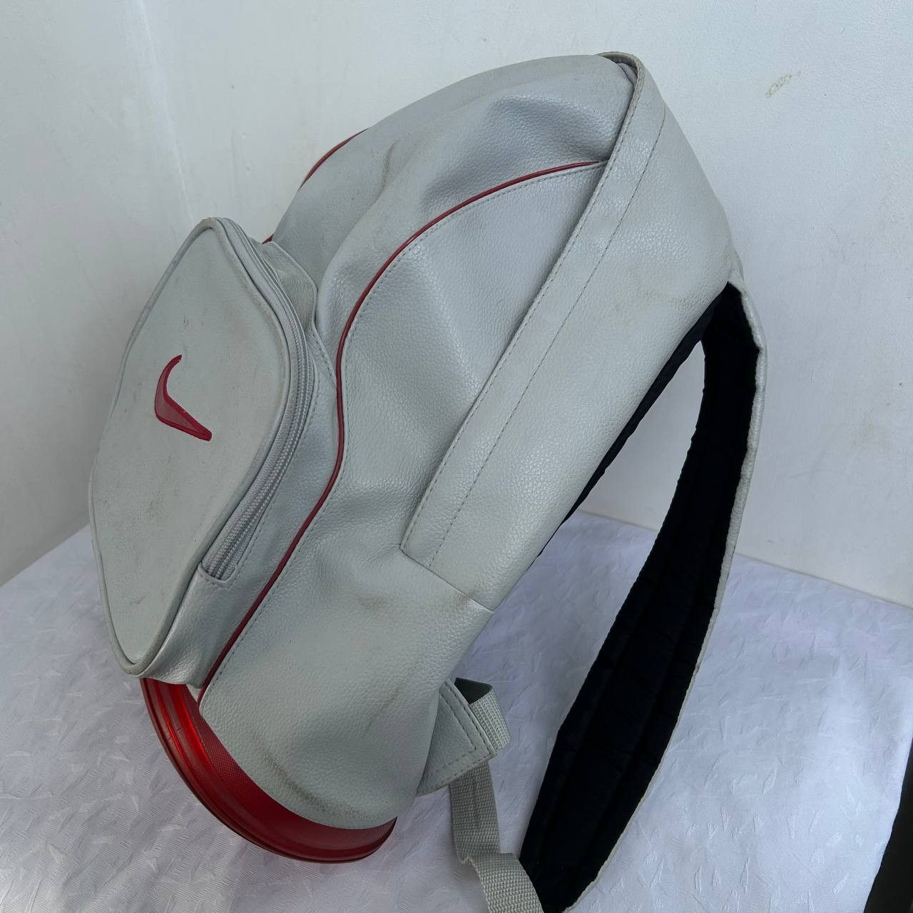 Nike 90s VTG Nike Leather Backpack #1326 Size ONE SIZE - 6 Thumbnail