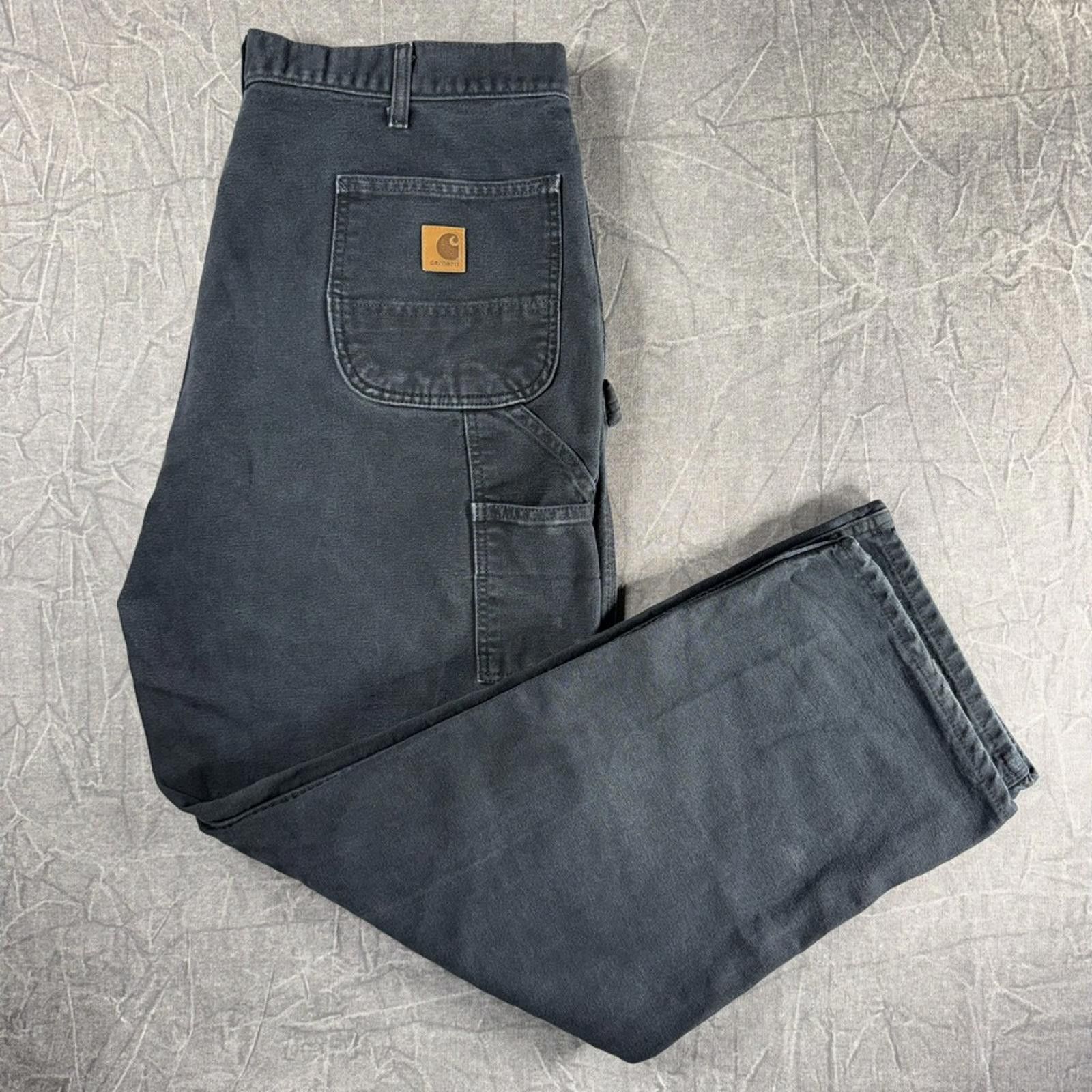 Carhartt Carhartt Jeans Men's 42x34 Black Pants 6 Size US 42 / EU 58 - 1 Thumbnail
