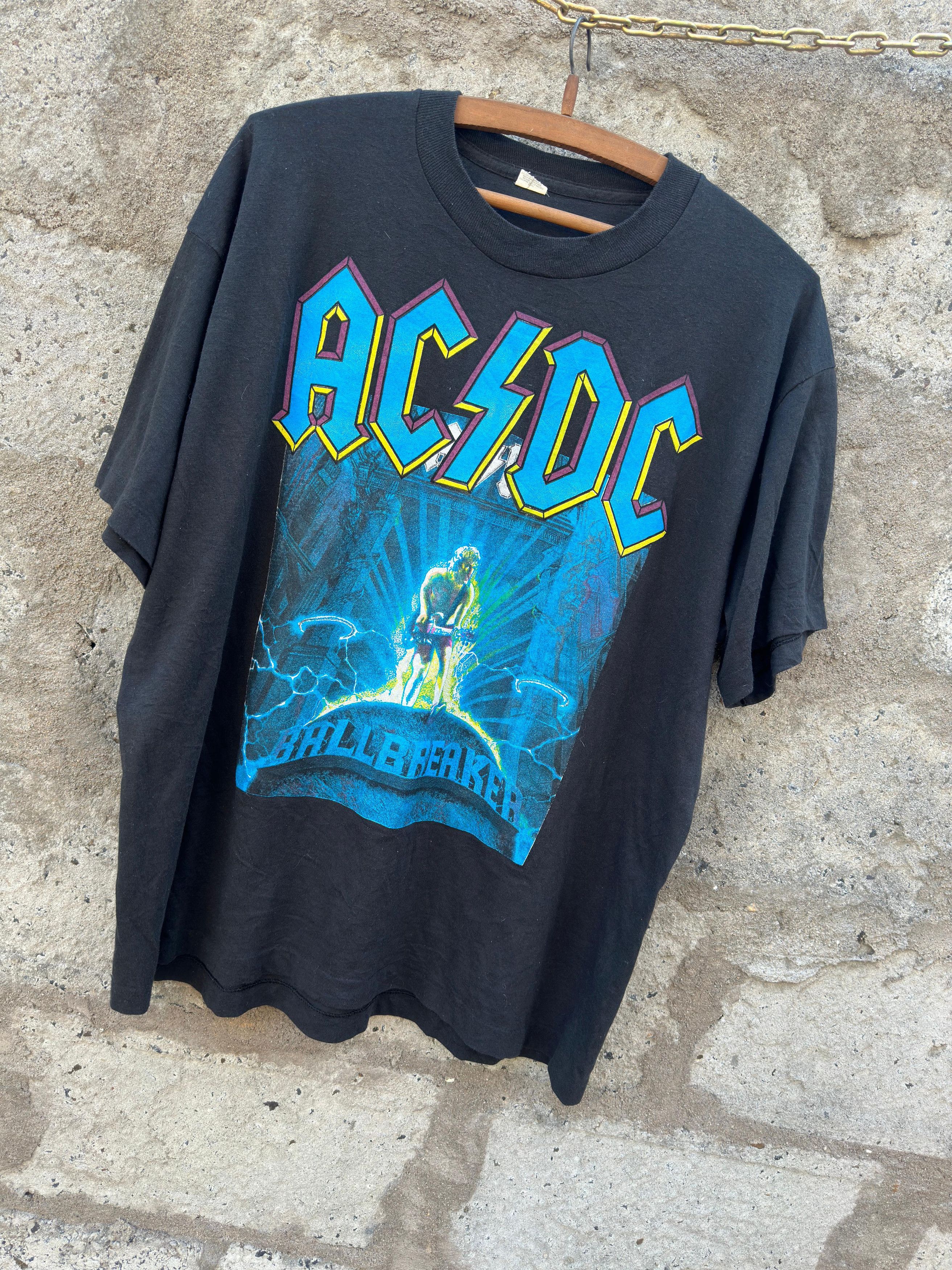 AC/DC Vintage 1996 AC/DC “Ballbreaker” World Tour Tee Size US XL / EU 56 / 4 - 2 Thumbnail